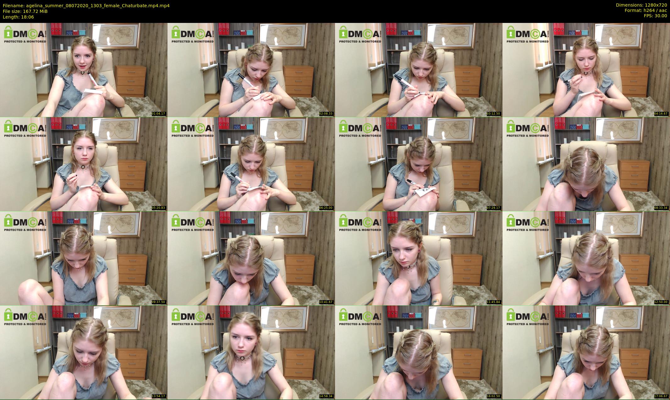 agelina_summer — 19 minute Chaturbate female cam show recording, 720p, Jul 8, 2020