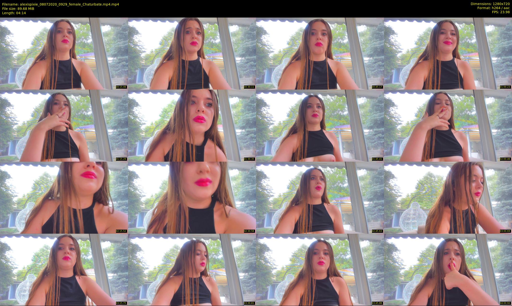 alexispixie — 5 minute Chaturbate female cam show recording, 720p, Jul 8, 2020