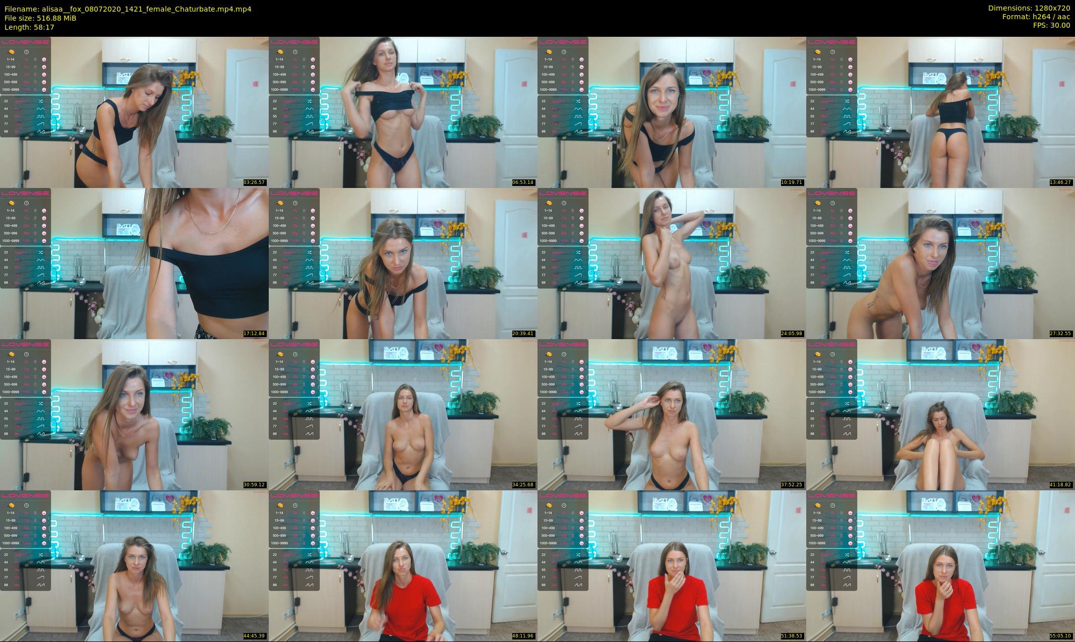 alisaa__fox — 59 minute Chaturbate female cam show recording, 720p, Jul 8, 2020