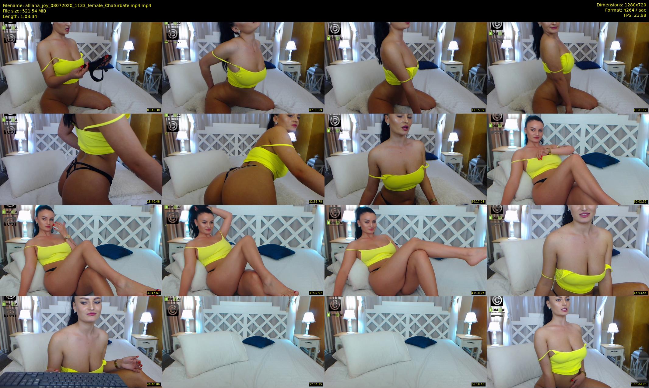 alliana_joy — 64 minute Chaturbate female cam show recording, 720p, Jul 8, 2020