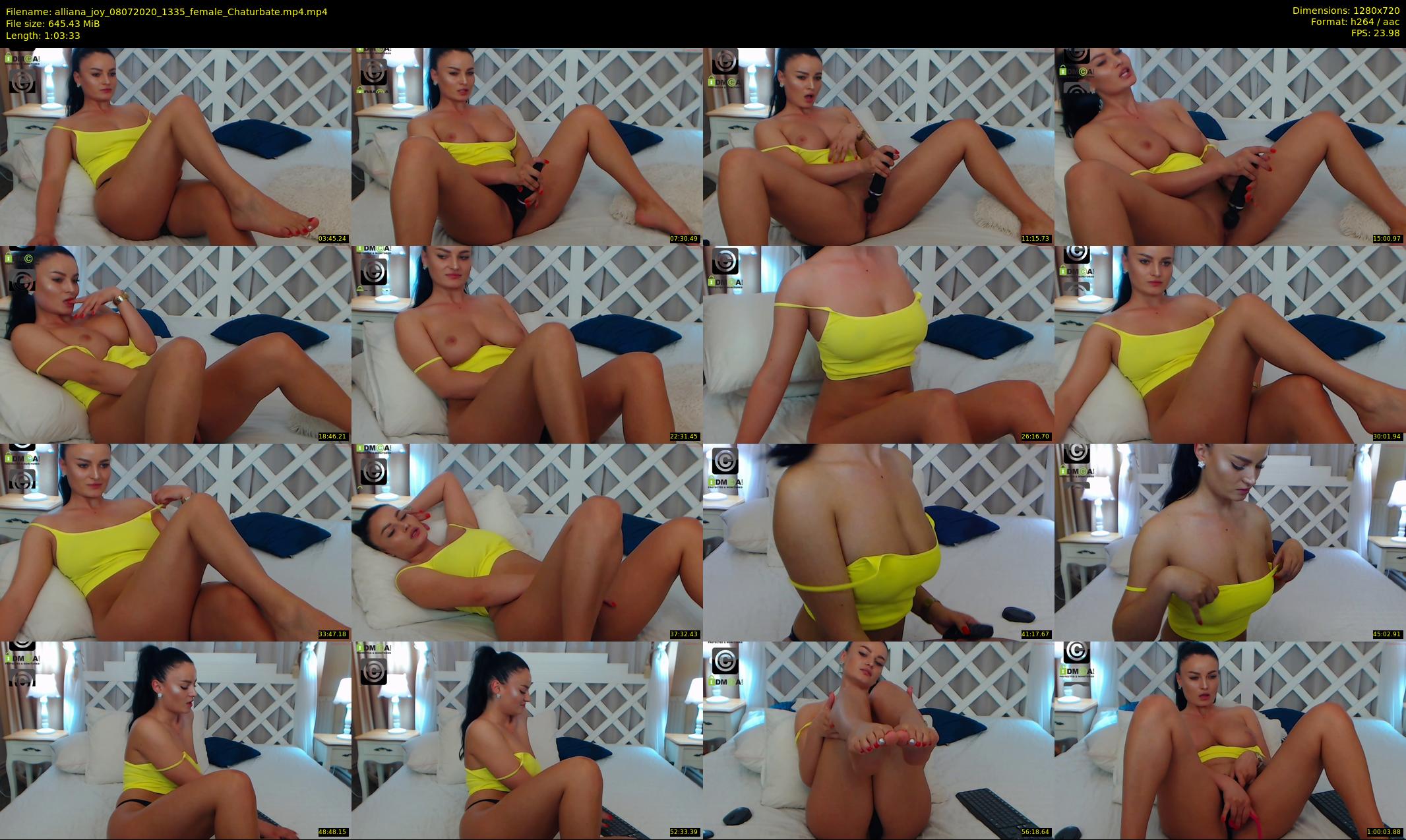 alliana_joy — 64 minute Chaturbate female cam show recording, 720p, Jul 8, 2020