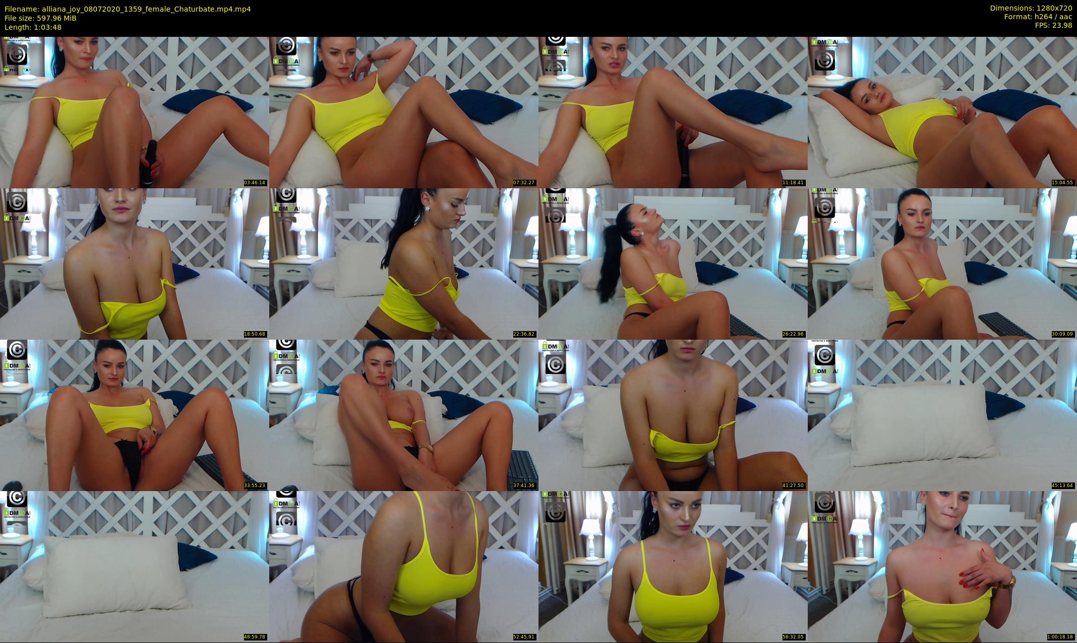 alliana_joy — 64 minute Chaturbate female cam show recording, 720p, Jul 8, 2020