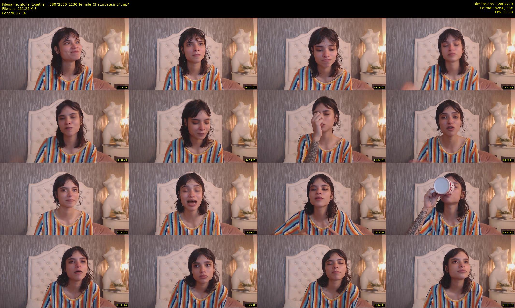 alone_together_ — 23 minute Chaturbate female cam show recording, 720p, Jul 8, 2020