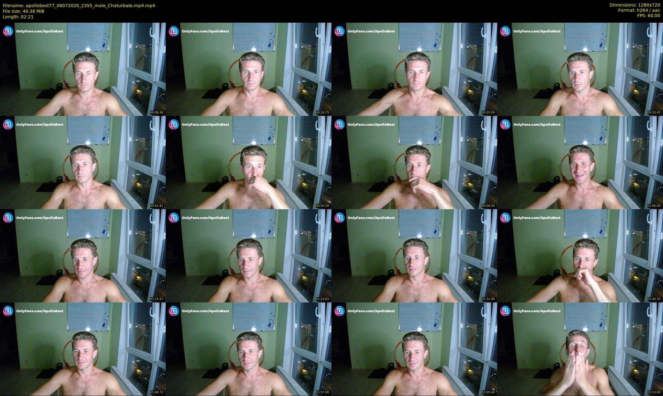 apollobest77 — 3 minute Chaturbate male cam show recording, 720p, Jul 8, 2020