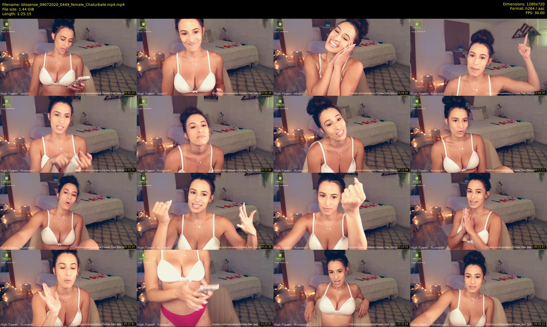 blissense — 86 minute Chaturbate female cam show recording, 720p, Jul 9, 2020