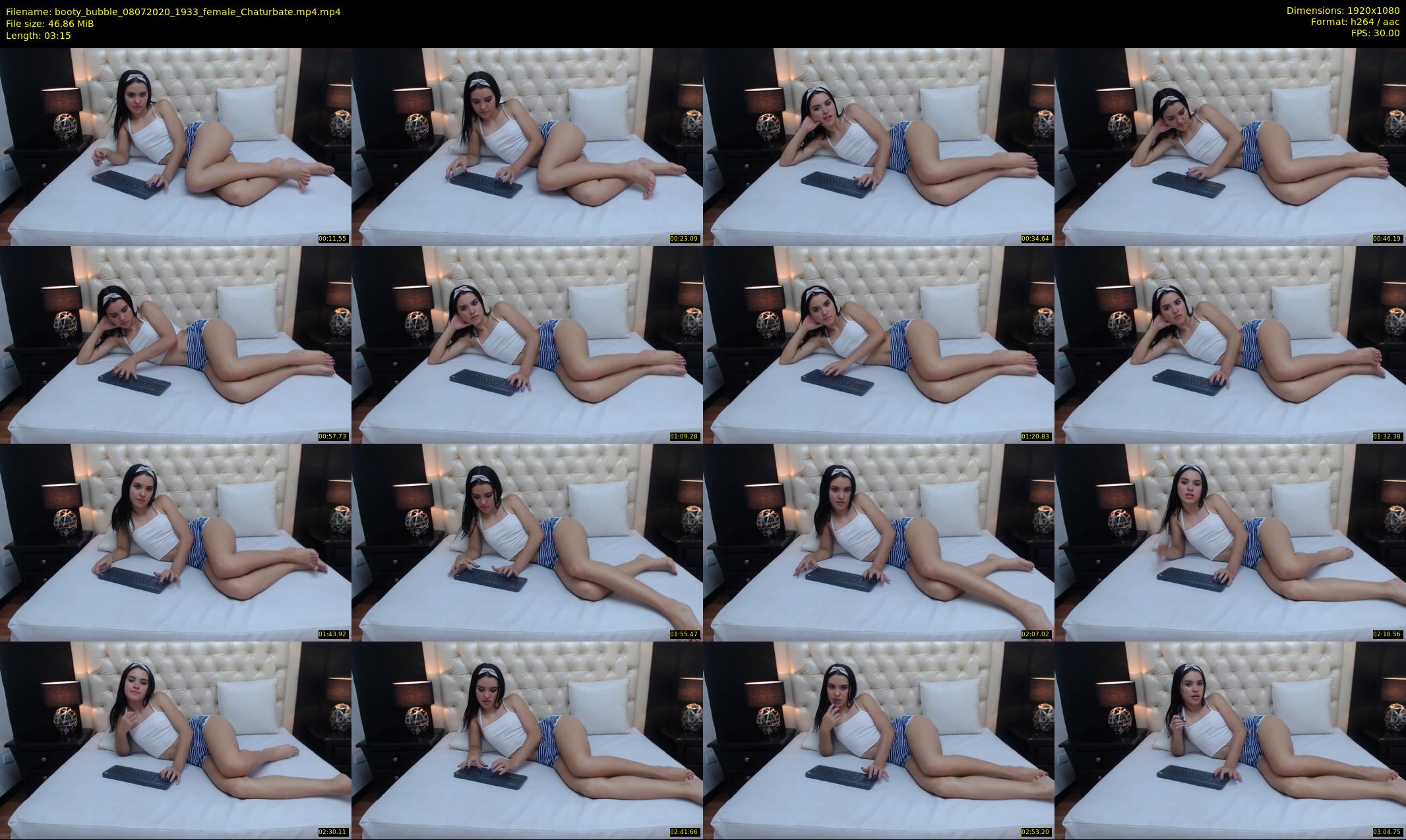 booty_bubble — 4 minute Chaturbate female cam show recording, 1080p, Jul 8, 2020