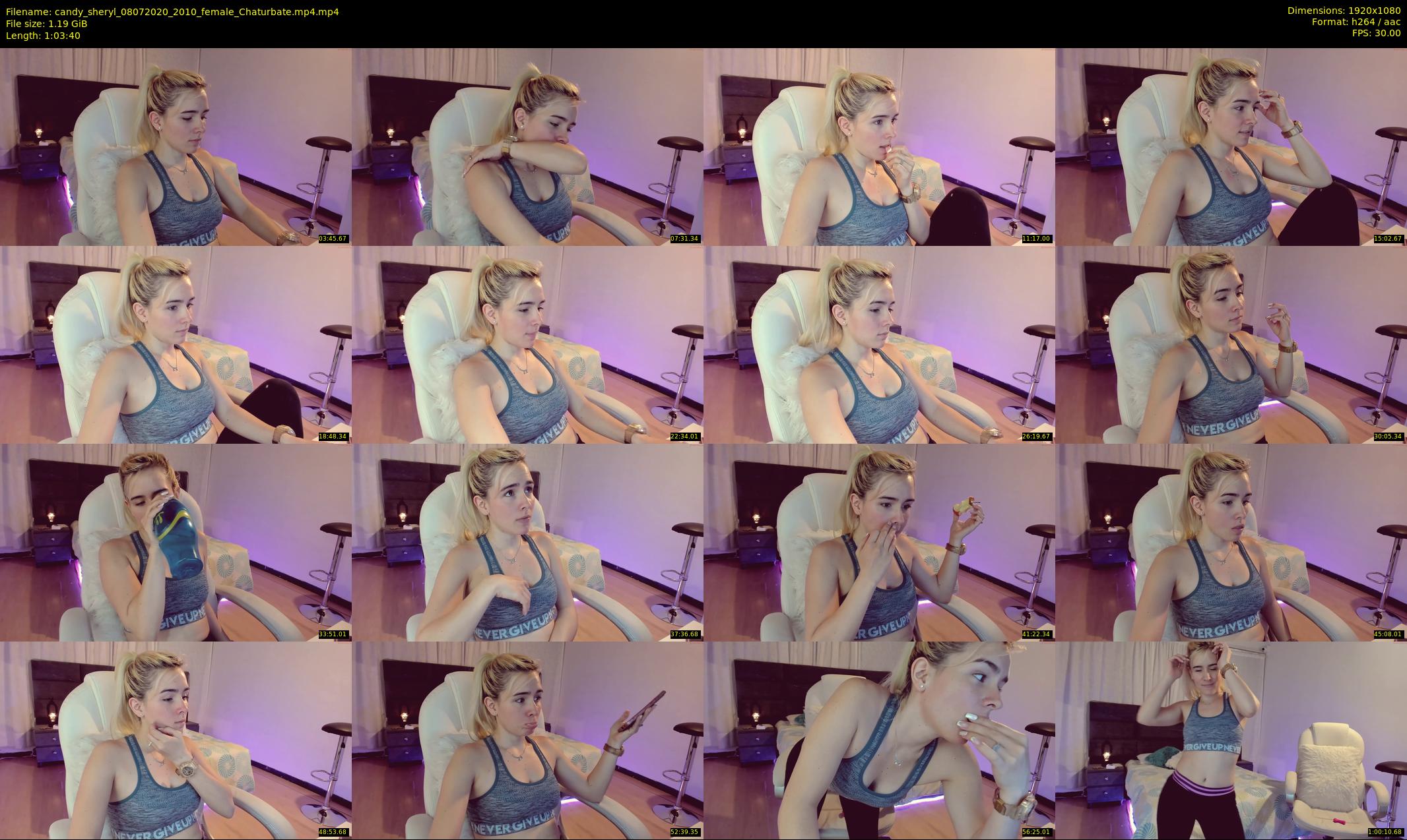 candy_sheryl — 64 minute Chaturbate female cam show recording, 1080p, Jul 8, 2020