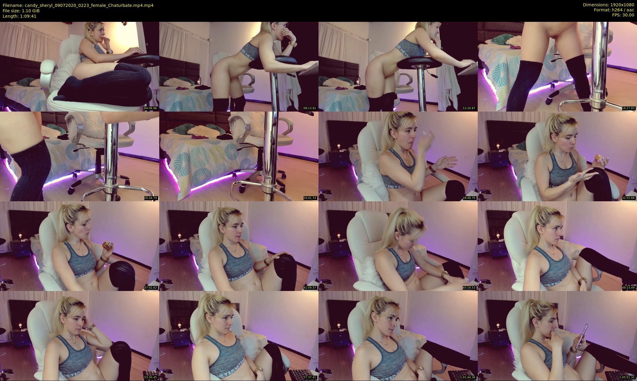 candy_sheryl — 70 minute Chaturbate female cam show recording, 1080p, Jul 9, 2020