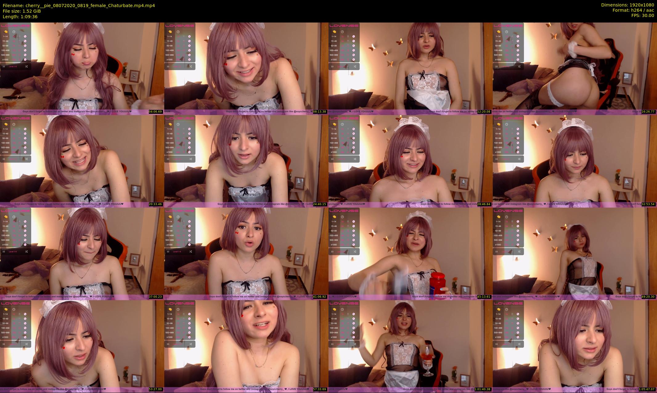 cherry__pie — 70 minute Chaturbate female cam show recording, 1080p, Jul 8, 2020