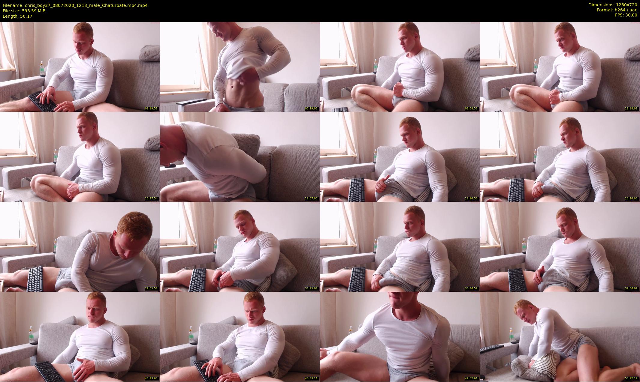 chris_boy37 — 57 minute Chaturbate male cam show recording, 720p, Jul 8, 2020