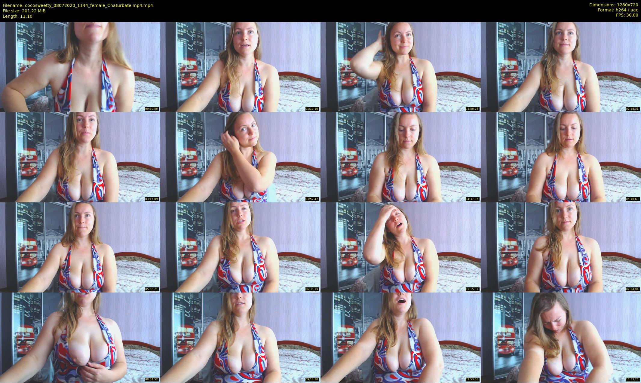 cocosweetty — 12 minute Chaturbate female cam show recording, 720p, Jul 8, 2020