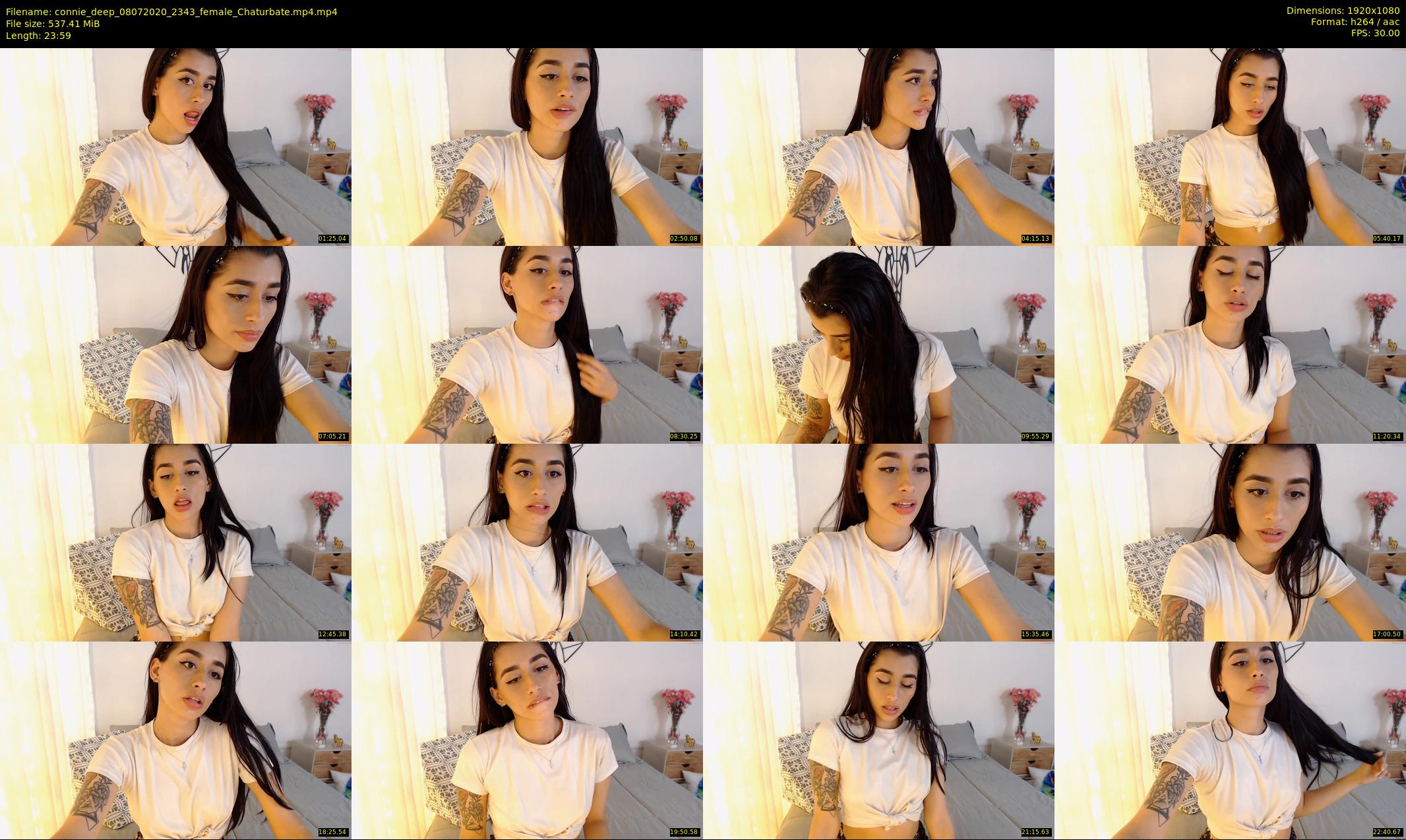 connie_deep — 24 minute Chaturbate female cam show recording, 1080p, Jul 8, 2020