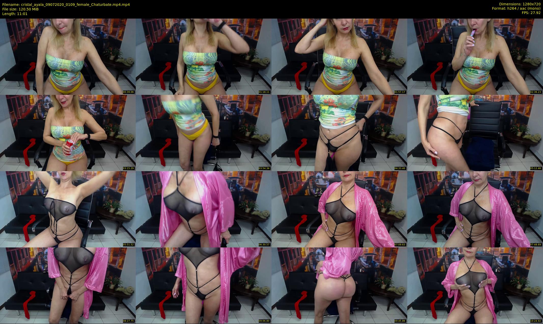 cristal_ayala — 12 minute Chaturbate female cam show recording, 720p, Jul 9, 2020
