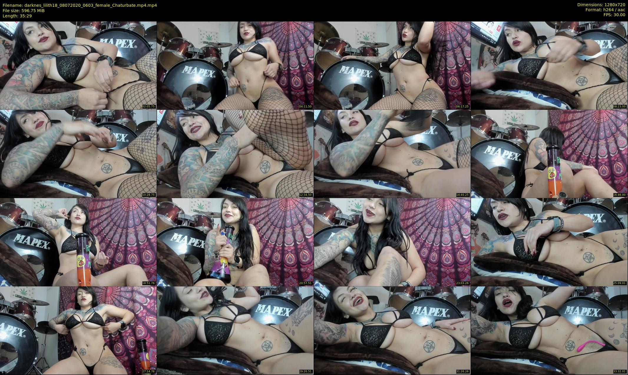 darknes_lilith18 — 36 minute Chaturbate female cam show recording, 720p, Jul 8, 2020