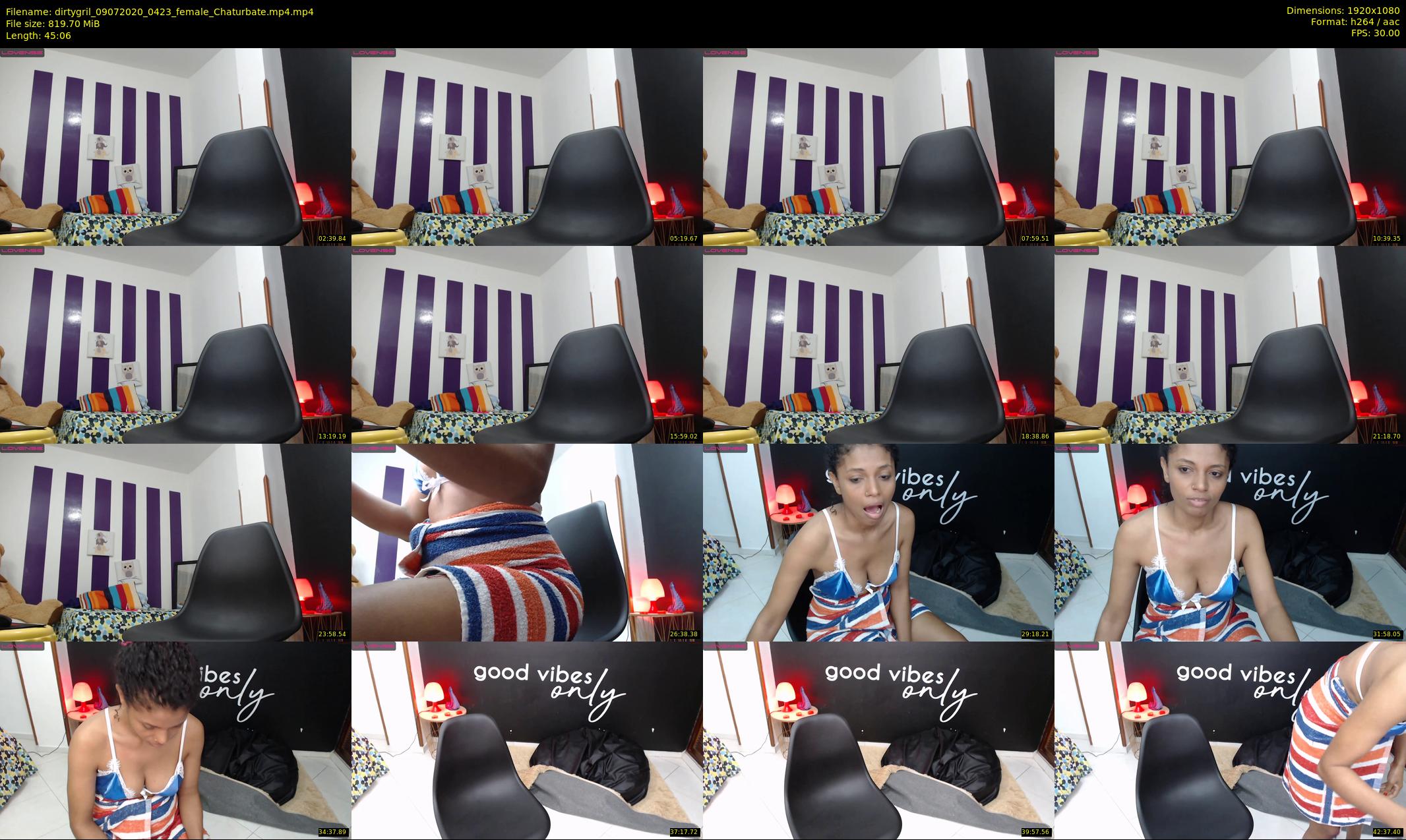 dirtygril — 46 minute Chaturbate female cam show recording, 1080p, Jul 9, 2020