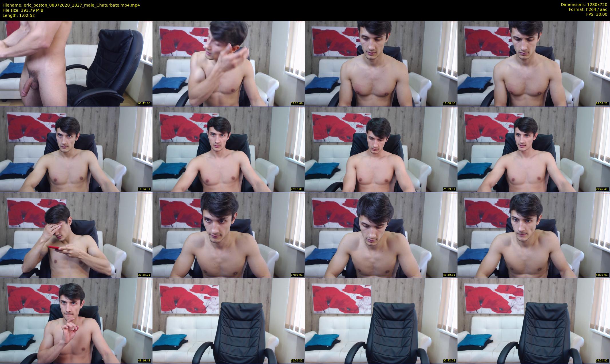 eric_poston — 63 minute Chaturbate male cam show recording, 720p, Jul 8, 2020