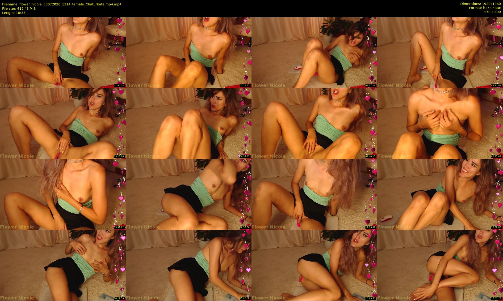 flower_nicole — 19 minute Chaturbate female cam show recording, 1080p, Jul 8, 2020