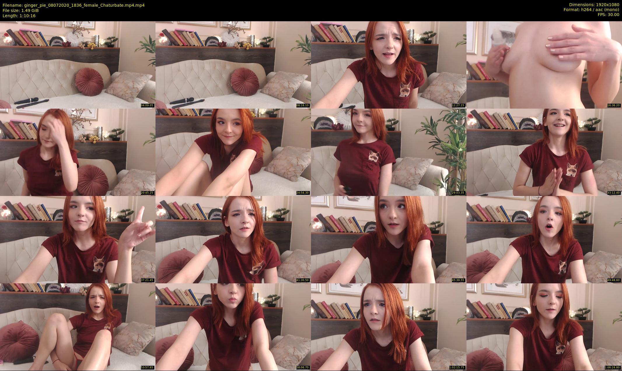 ginger_pie — 71 minute Chaturbate female cam show recording, 1080p, Jul 8, 2020
