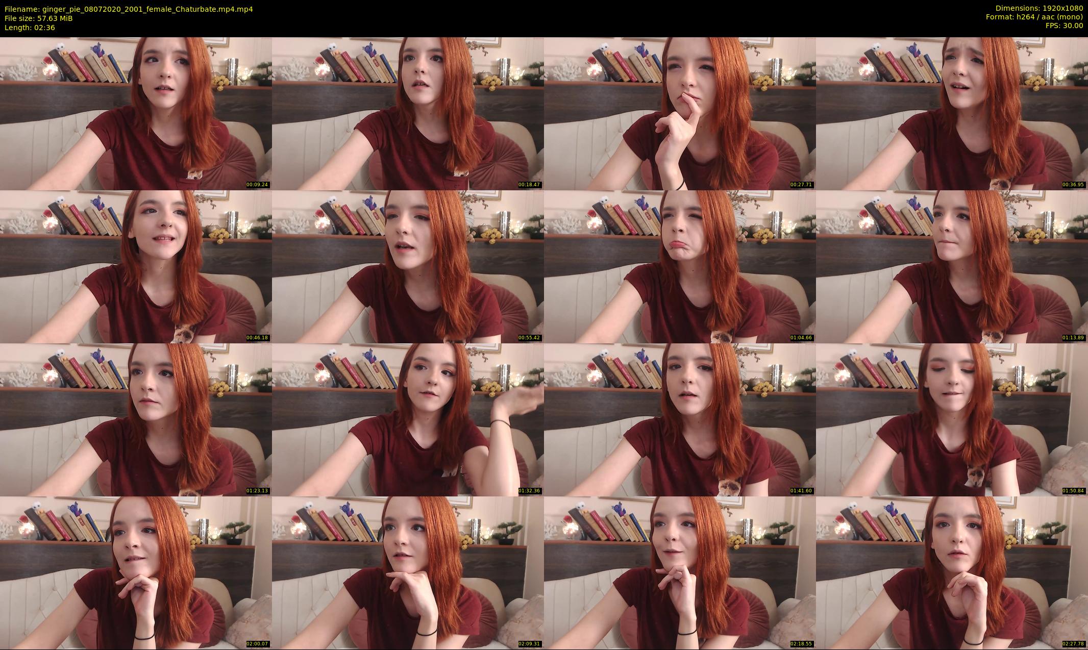ginger_pie — 3 minute Chaturbate female cam show recording, 1080p, Jul 8, 2020