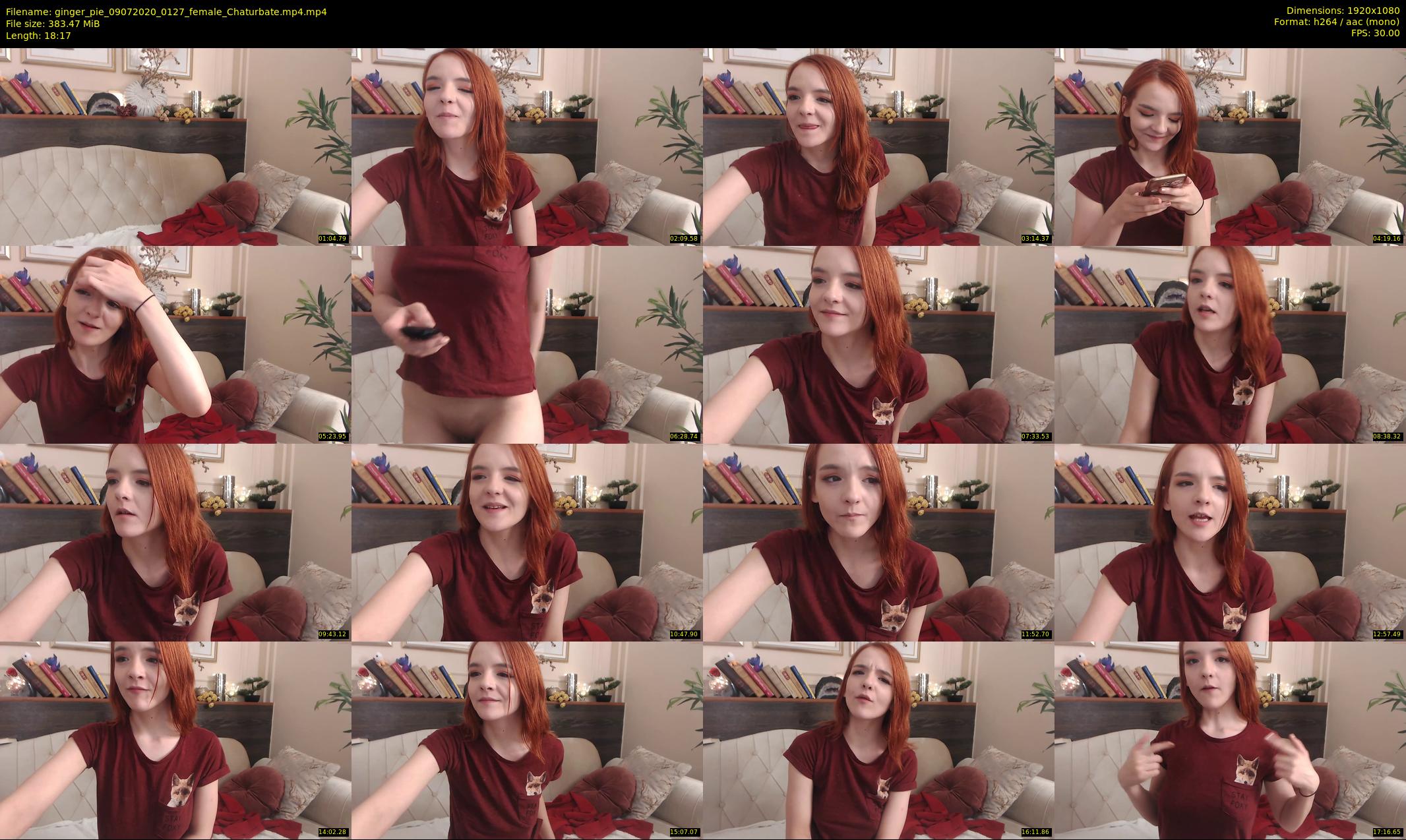 ginger_pie — 19 minute Chaturbate female cam show recording, 1080p, Jul 9, 2020