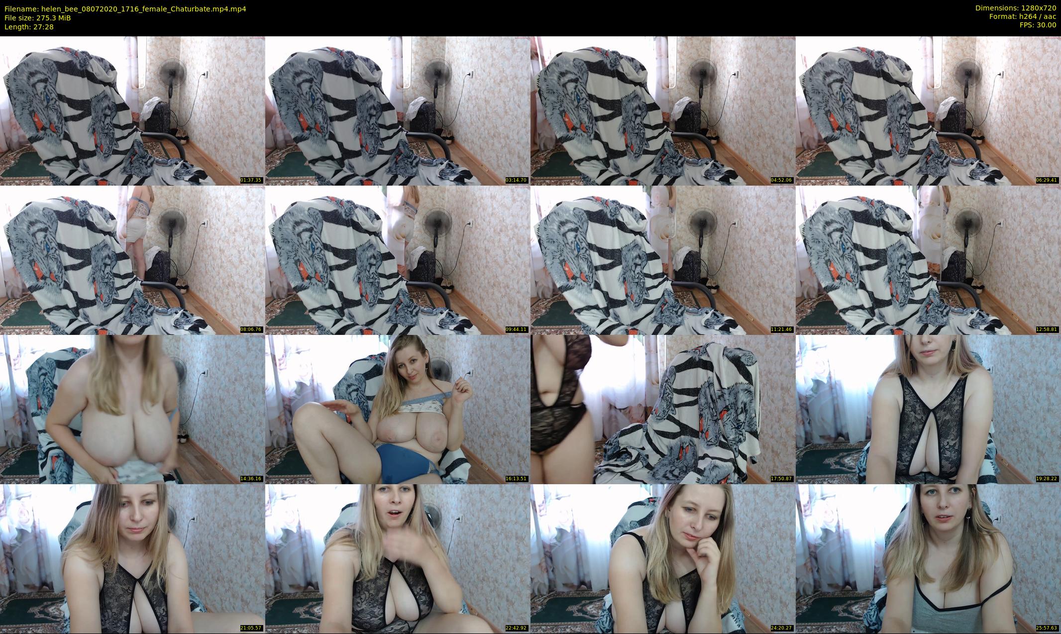 helen_bee — 28 minute Chaturbate female cam show recording, 720p, Jul 8, 2020