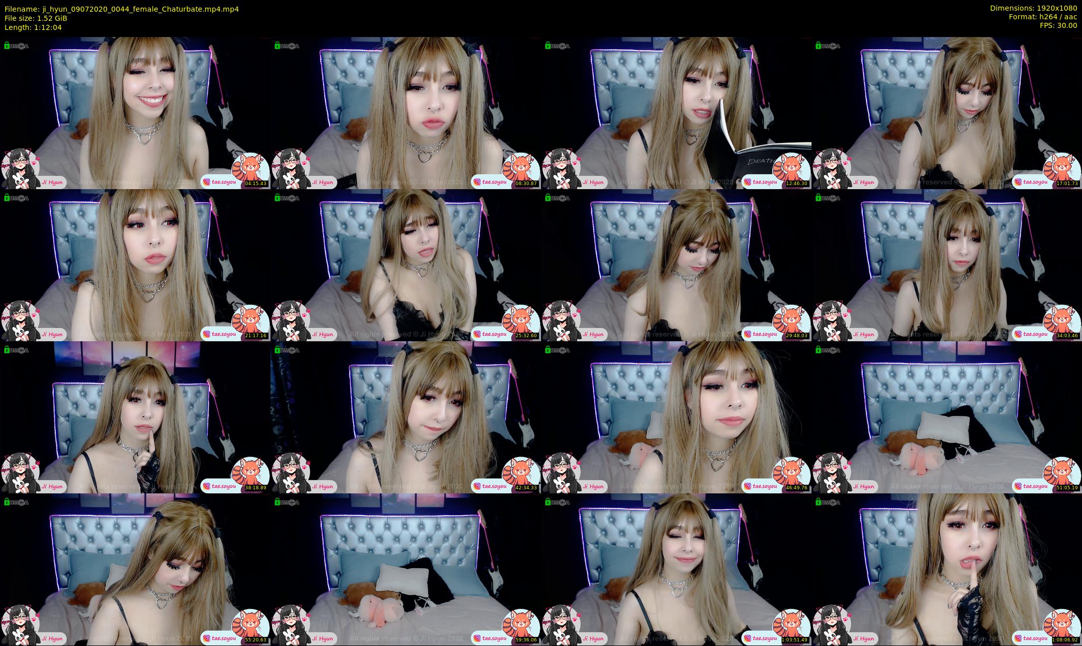 ji_hyun — 73 minute Chaturbate female cam show recording, 1080p, Jul 9, 2020