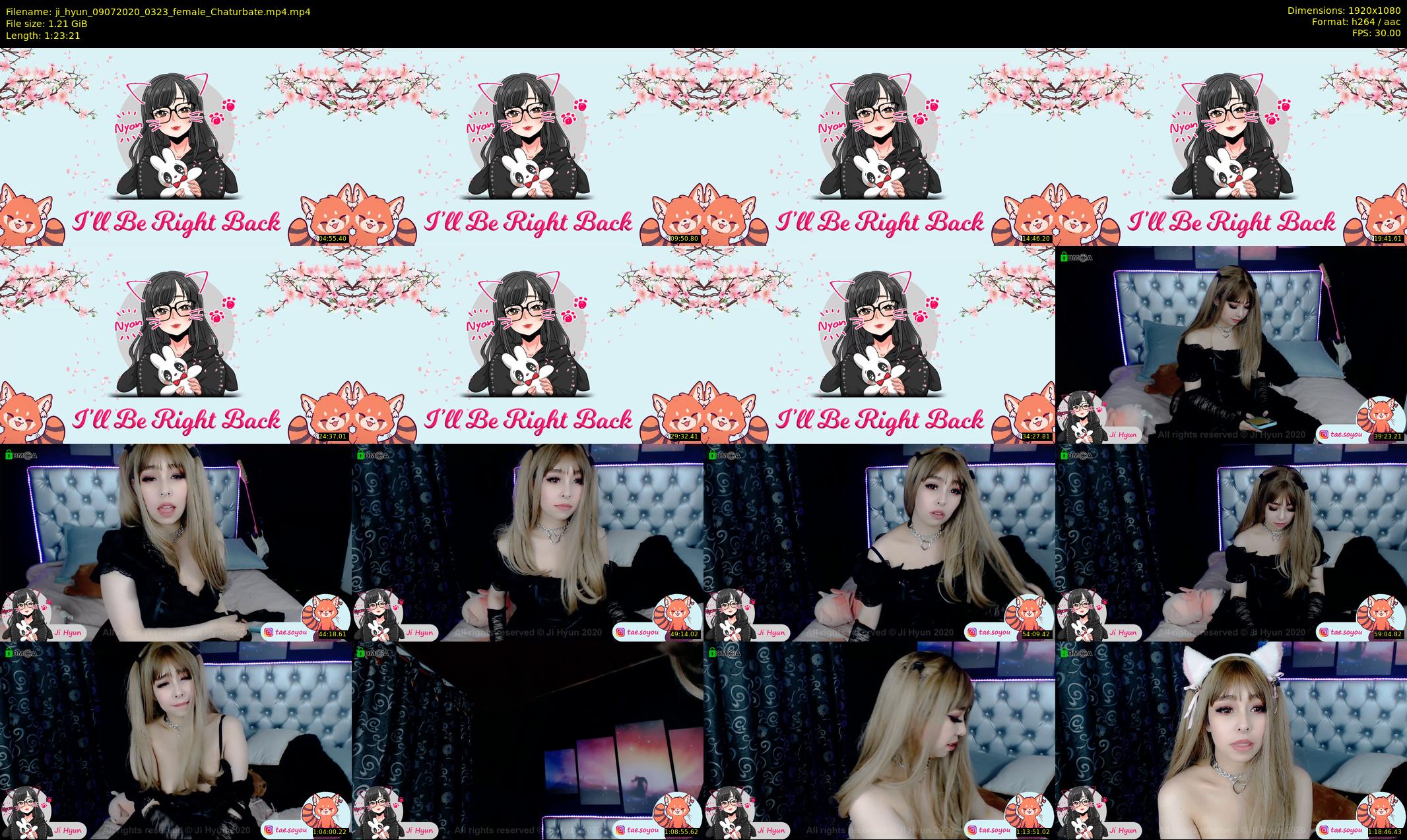 ji_hyun — 84 minute Chaturbate female cam show recording, 1080p, Jul 9, 2020