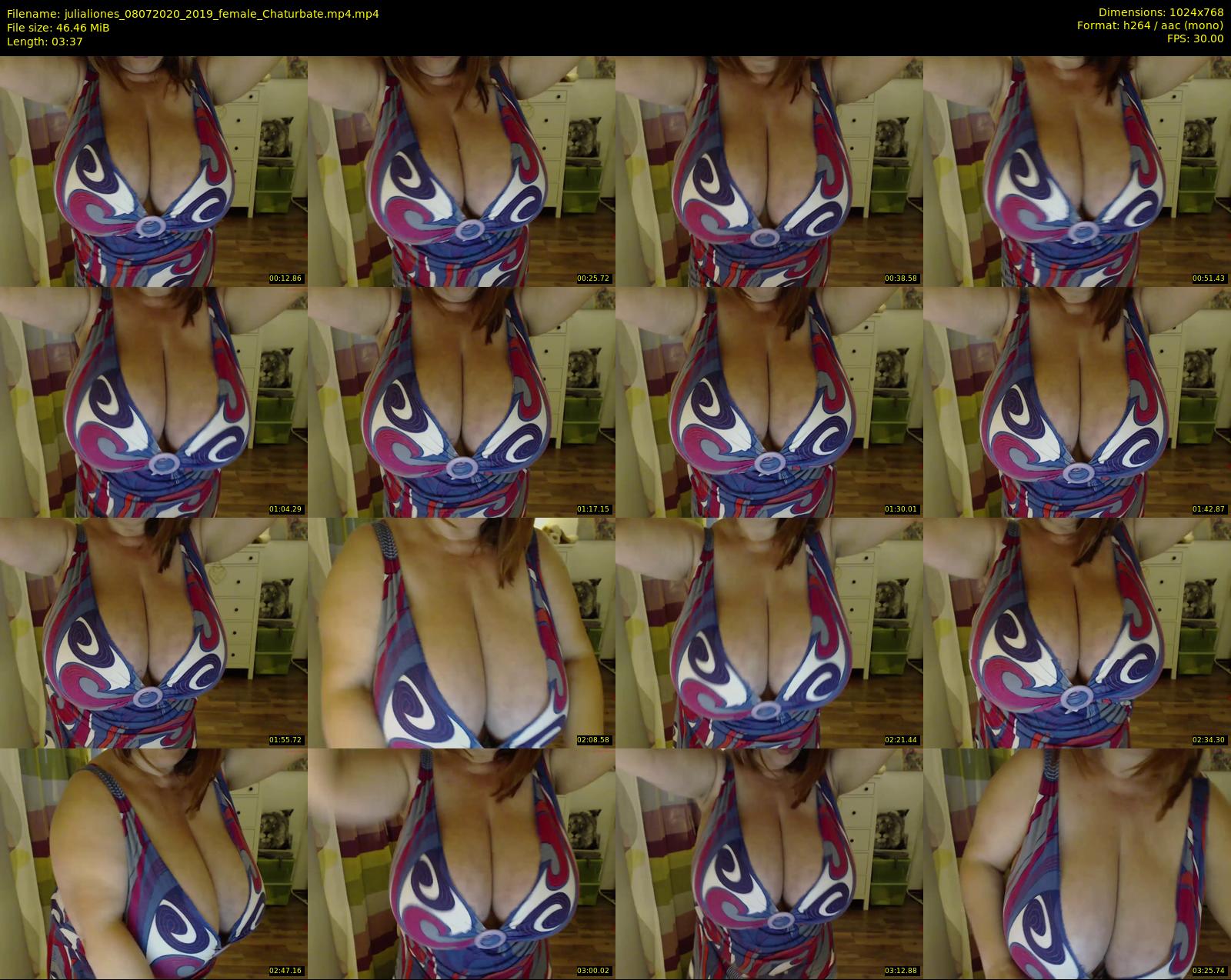 julialiones — 4 minute Chaturbate female cam show recording, 720p, Jul 8, 2020