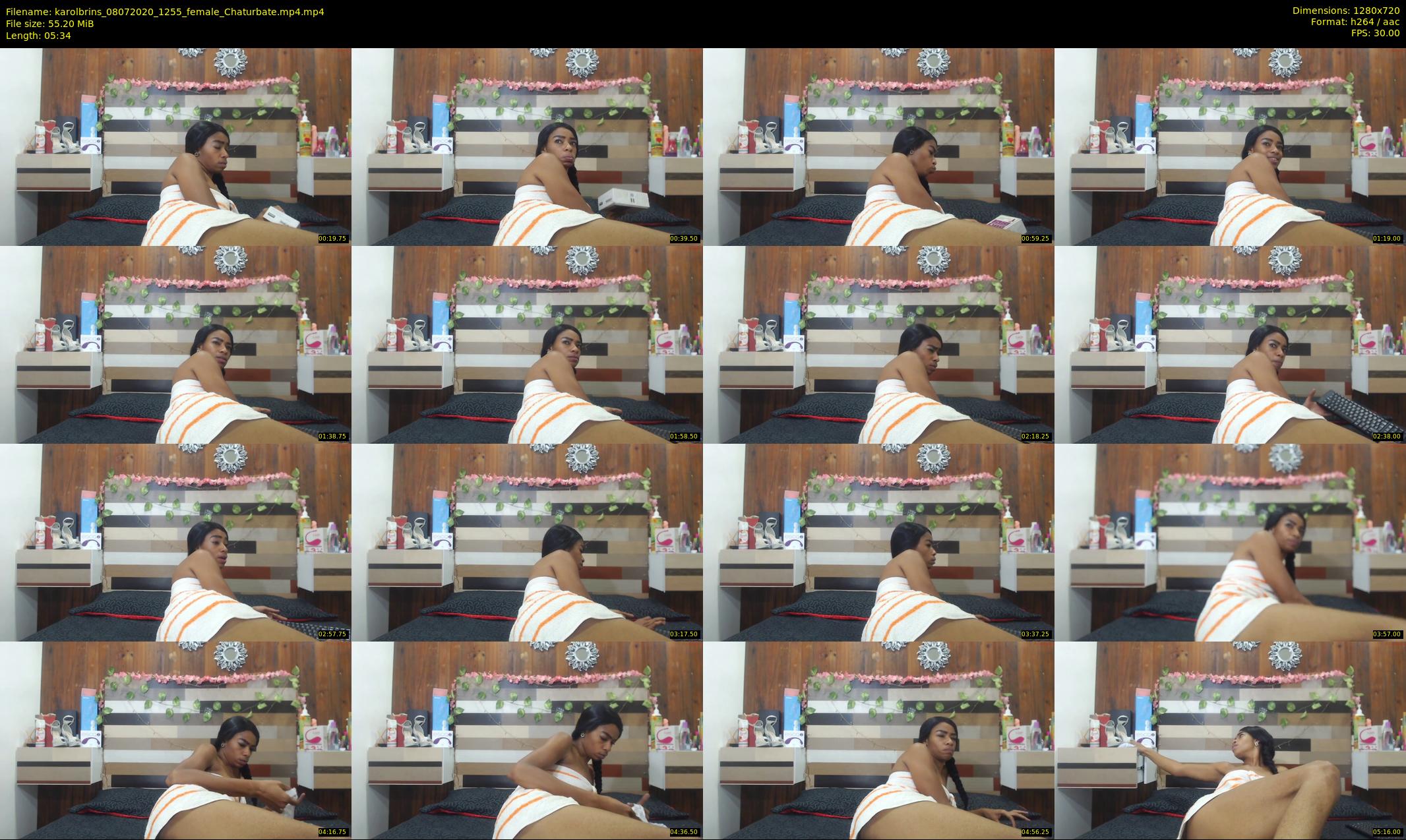 karolbrins — 6 minute Chaturbate female cam show recording, 720p, Jul 8, 2020