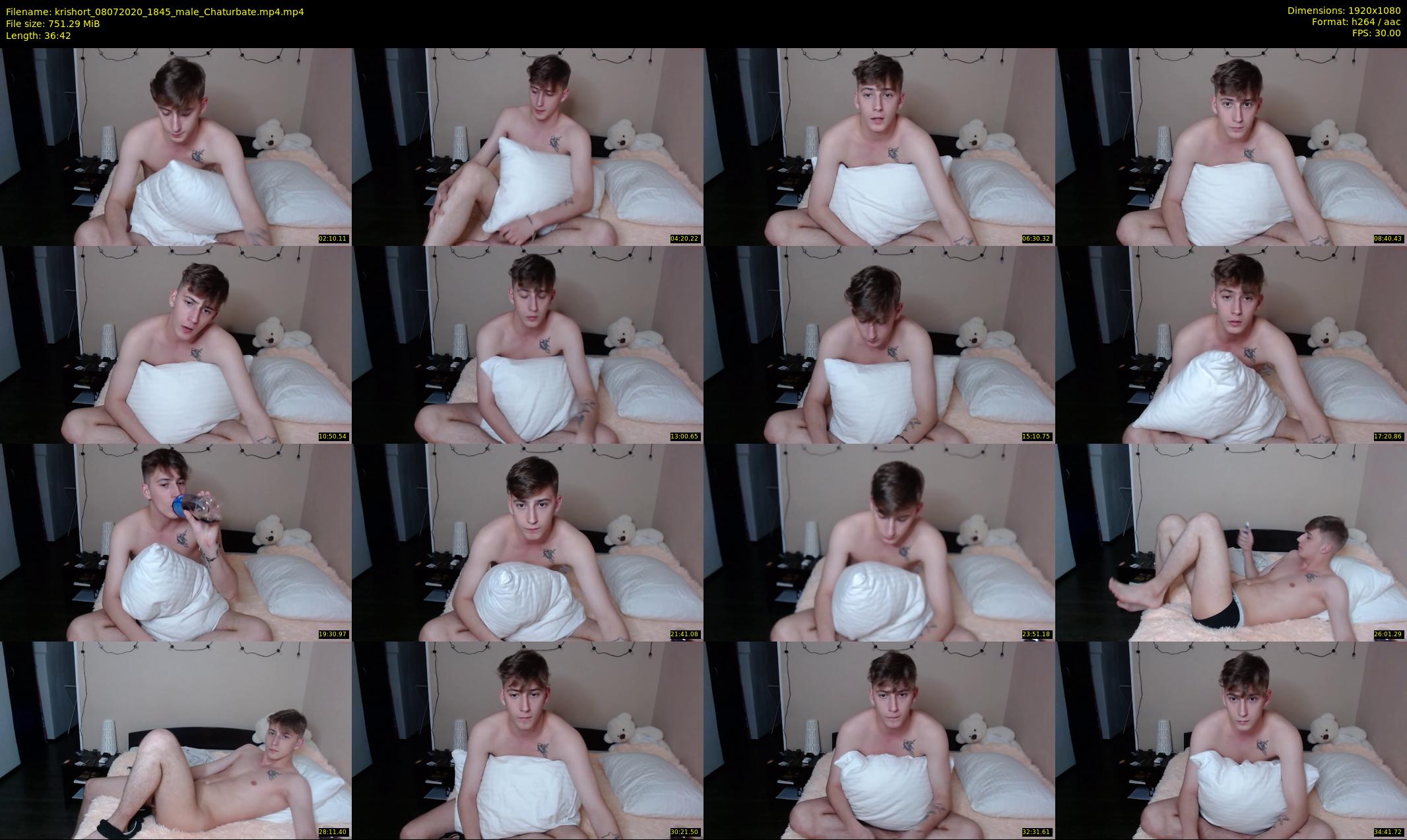 krishort — 37 minute Chaturbate male cam show recording, 1080p, Jul 8, 2020