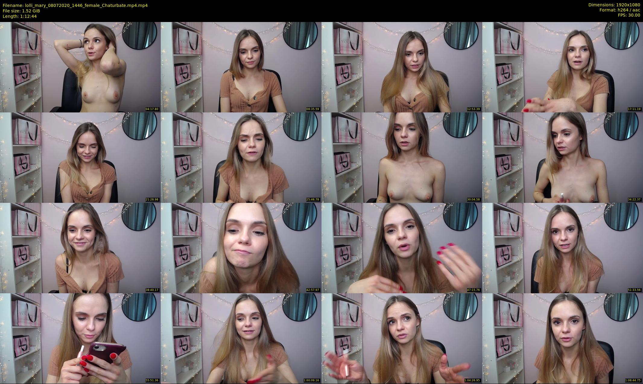 lolli_mary — 73 minute Chaturbate female cam show recording, 1080p, Jul 8, 2020