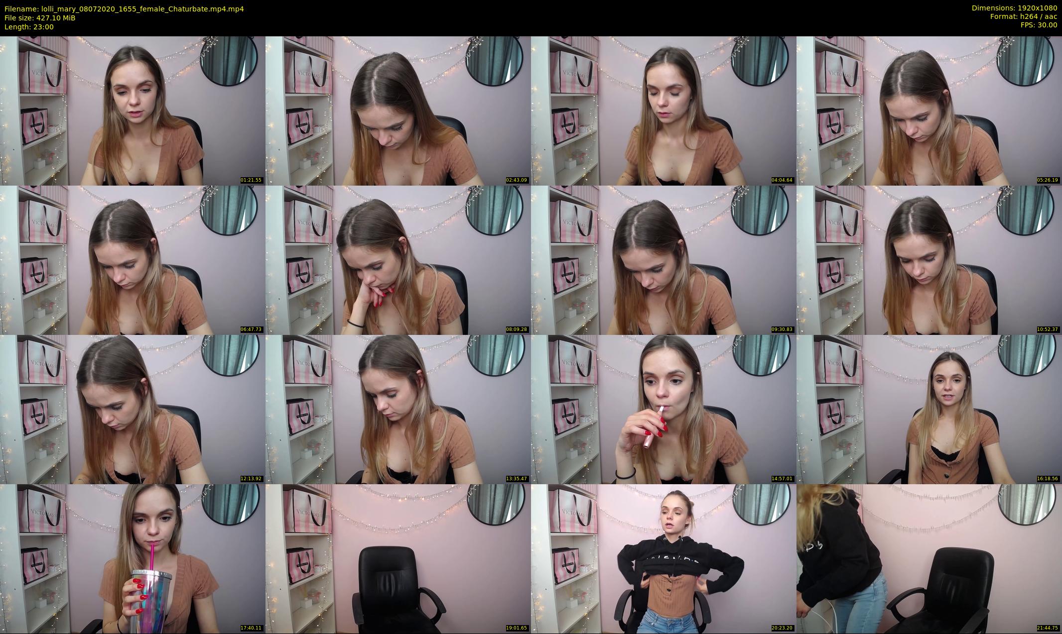lolli_mary — 23 minute Chaturbate female cam show recording, 1080p, Jul 8, 2020