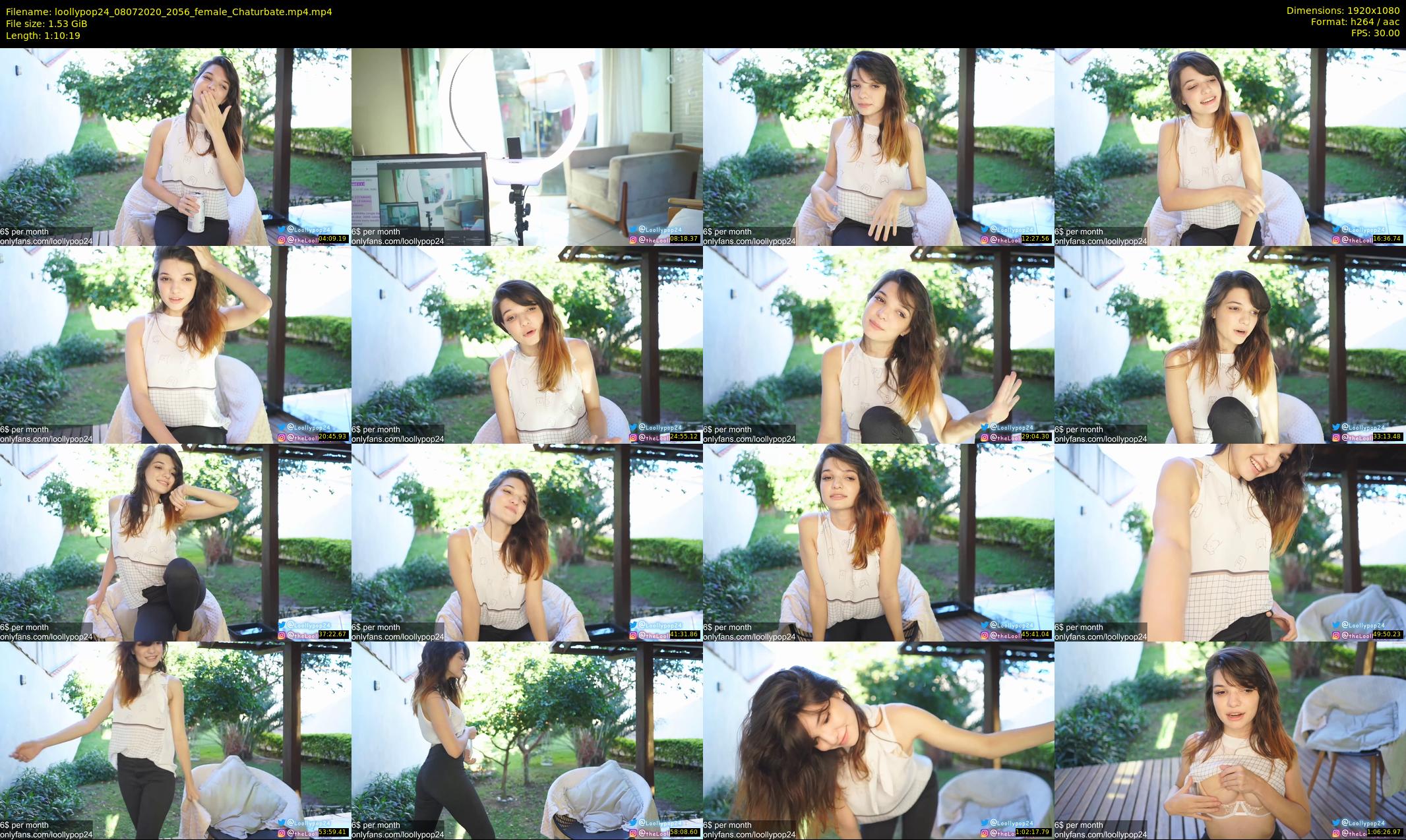 loollypop24 — 71 minute Chaturbate female cam show recording, 1080p, Jul 8, 2020