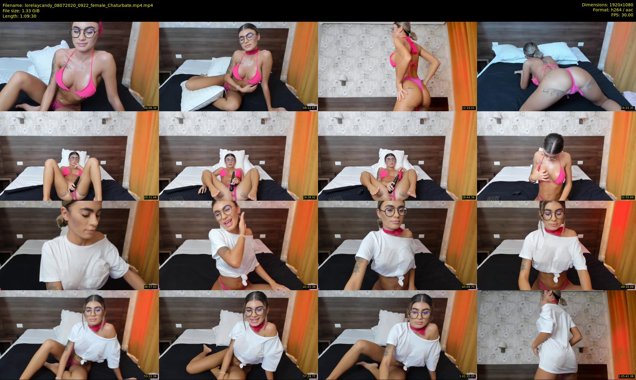 lorelaycandy — 70 minute Chaturbate female cam show recording, 1080p, Jul 8, 2020