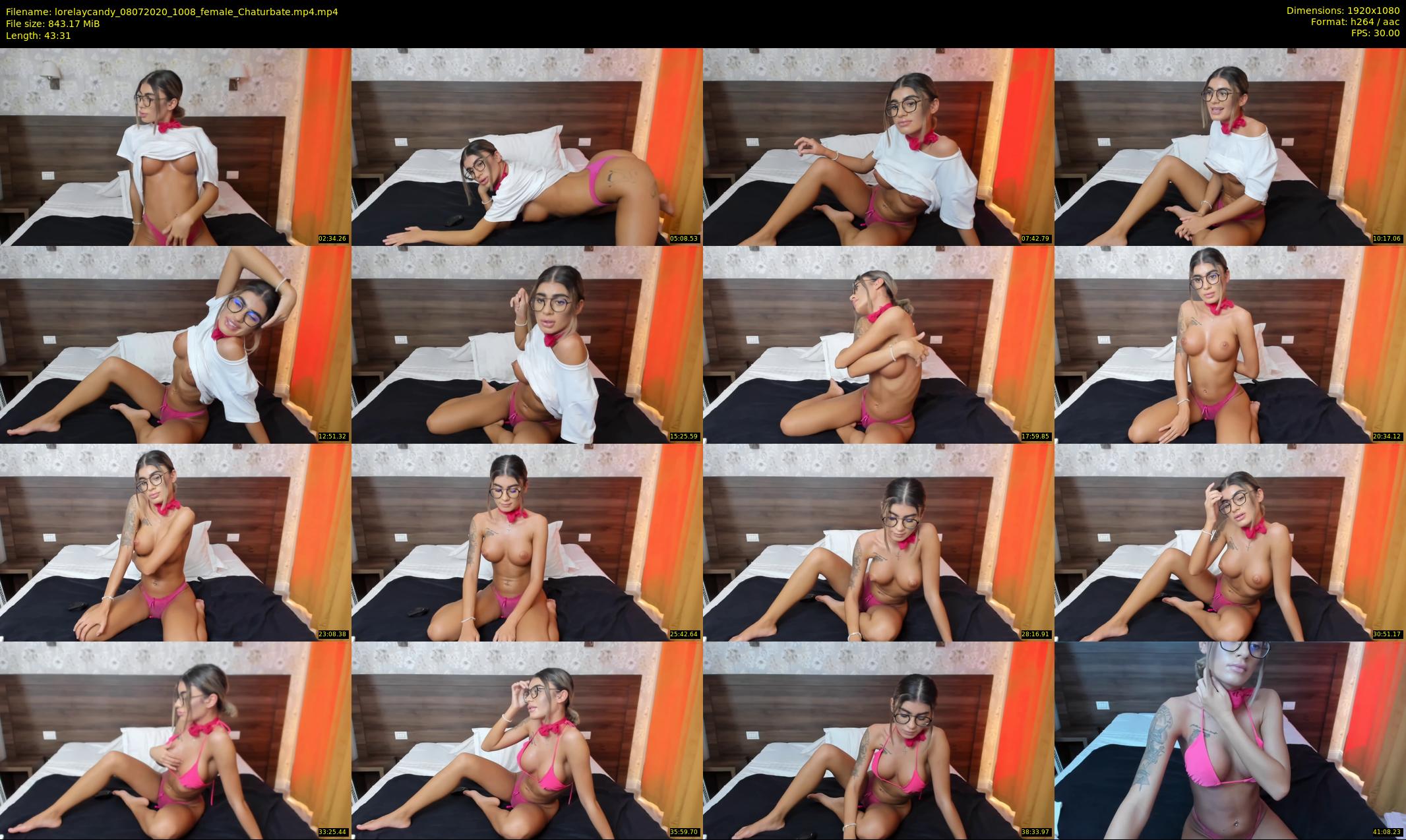 lorelaycandy — 44 minute Chaturbate female cam show recording, 1080p, Jul 8, 2020