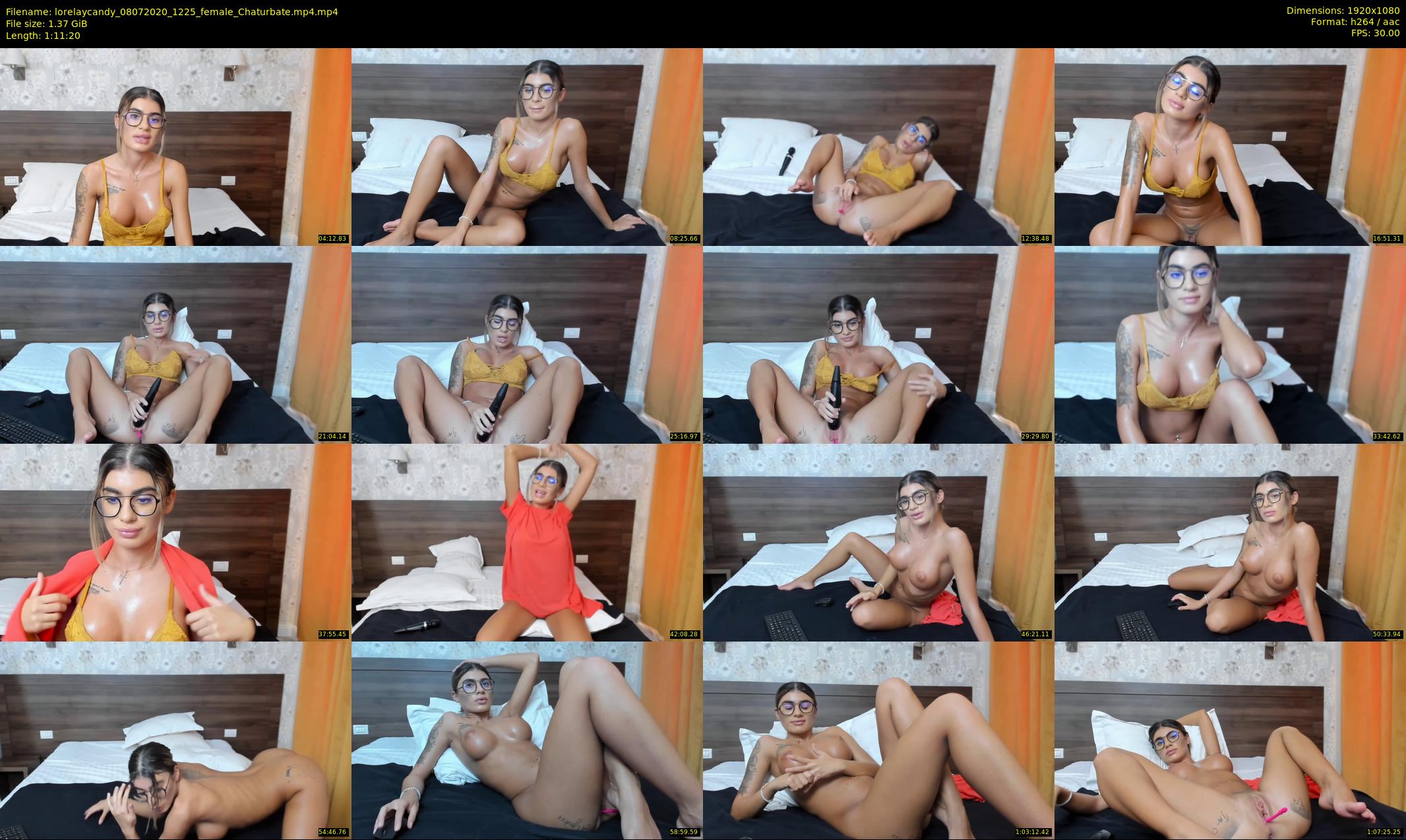 lorelaycandy — 72 minute Chaturbate female cam show recording, 1080p, Jul 8, 2020