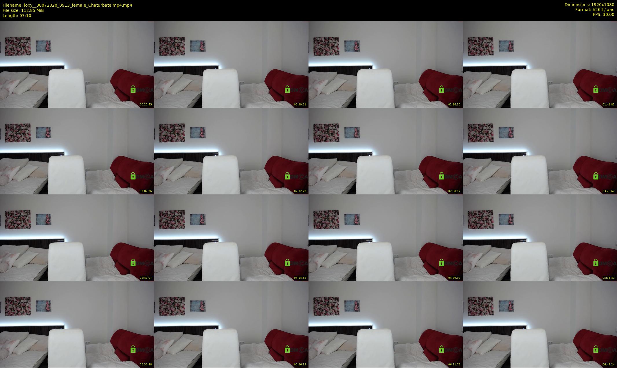 loxy_ — 8 minute Chaturbate female cam show recording, 1080p, Jul 8, 2020