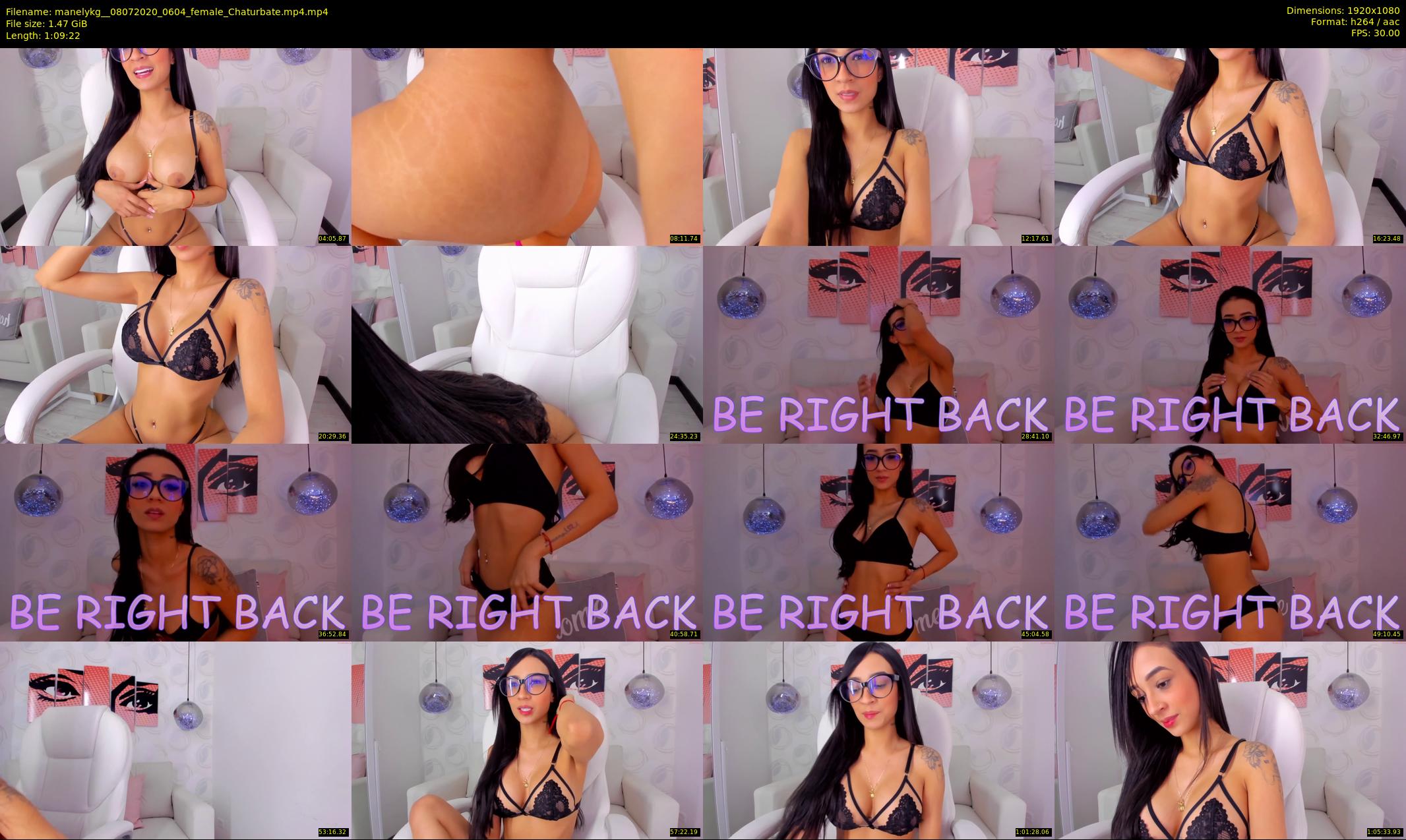 manelykg_ — 70 minute Chaturbate female cam show recording, 1080p, Jul 8, 2020