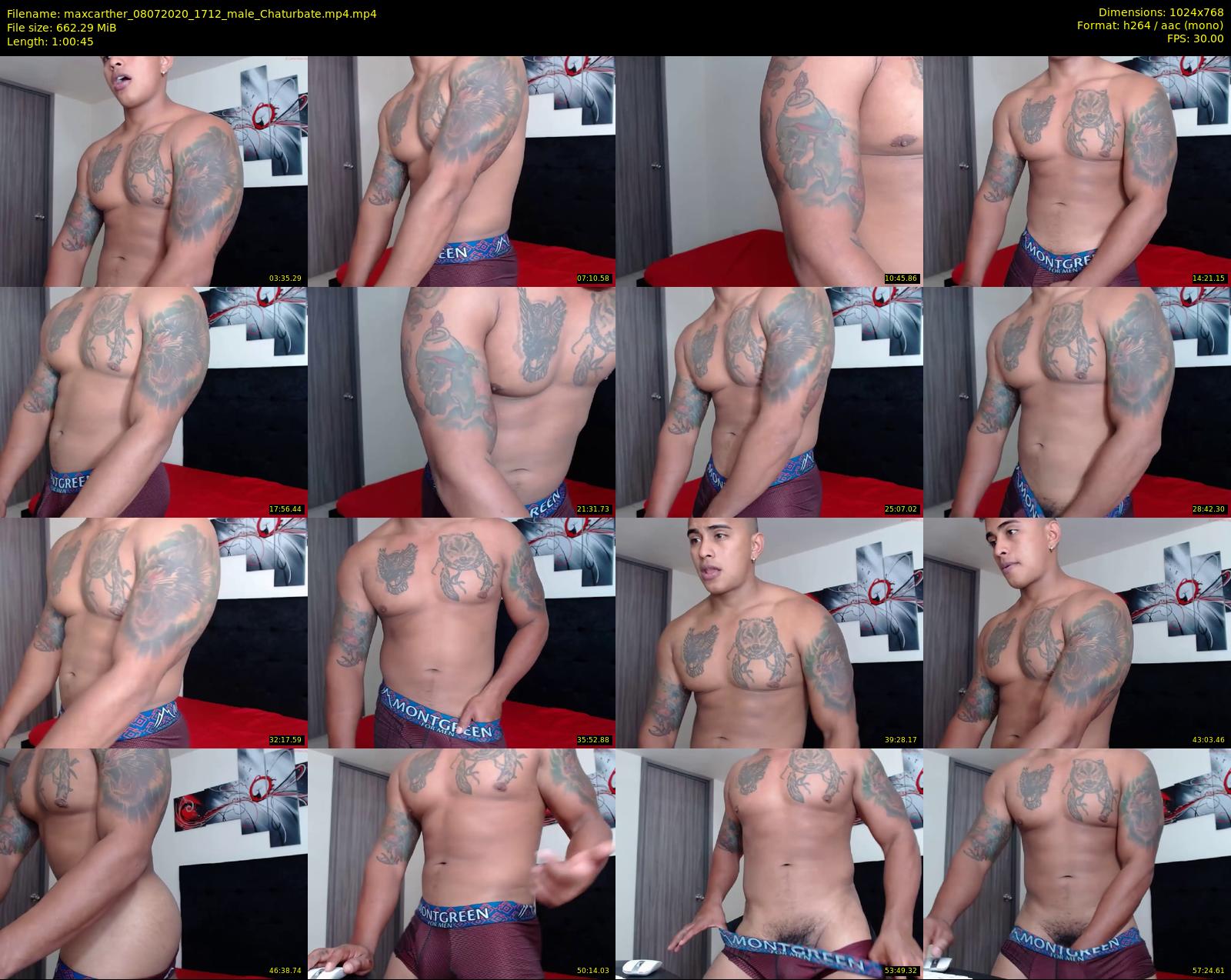 maxcarther — 61 minute Chaturbate male cam show recording, 720p, Jul 8, 2020