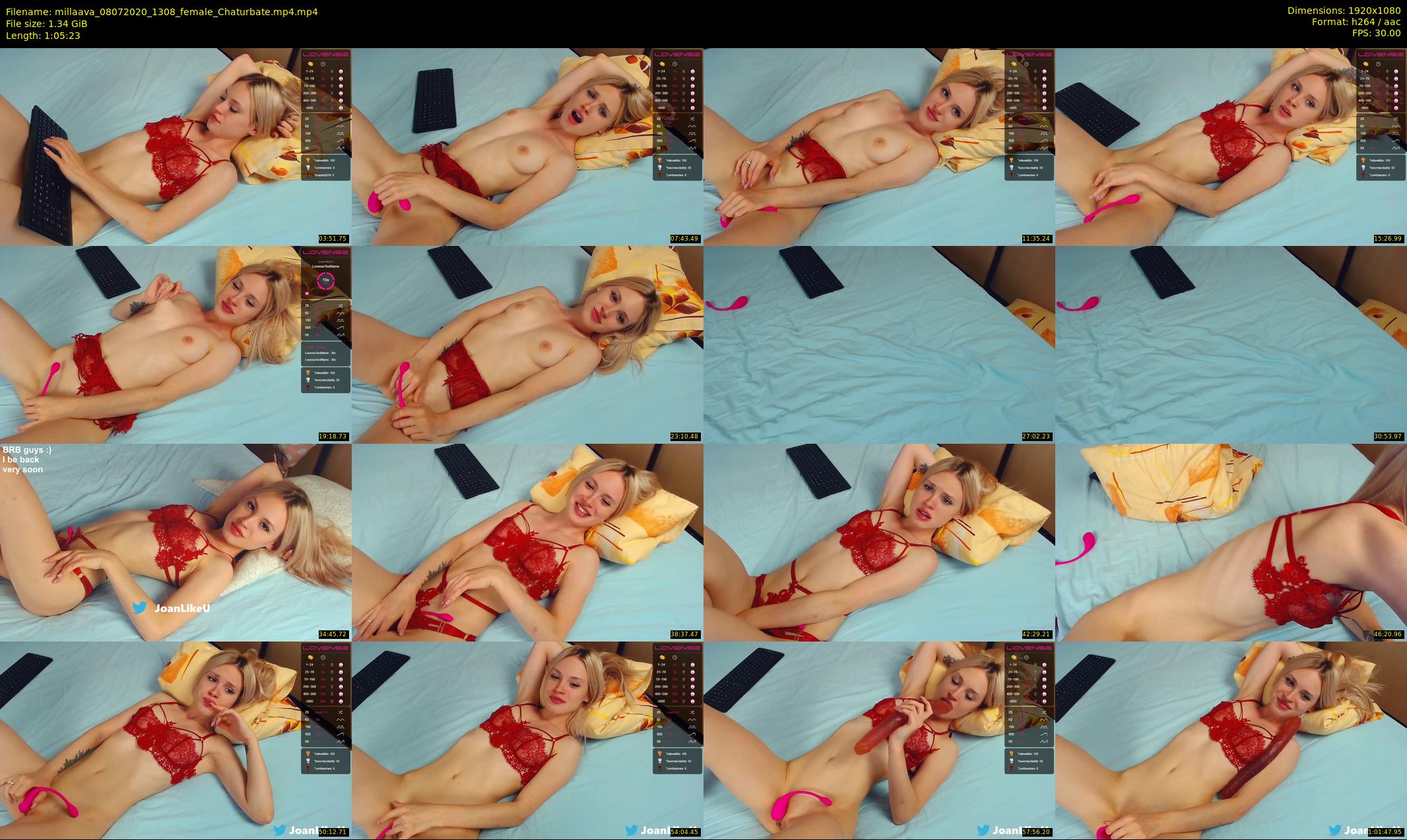 millaava — 66 minute Chaturbate female cam show recording, 1080p, Jul 8, 2020