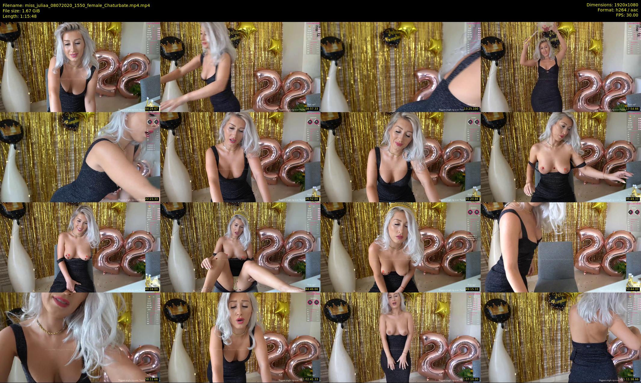 miss_juliaa — 76 minute Chaturbate female cam show recording, 1080p, Jul 8, 2020
