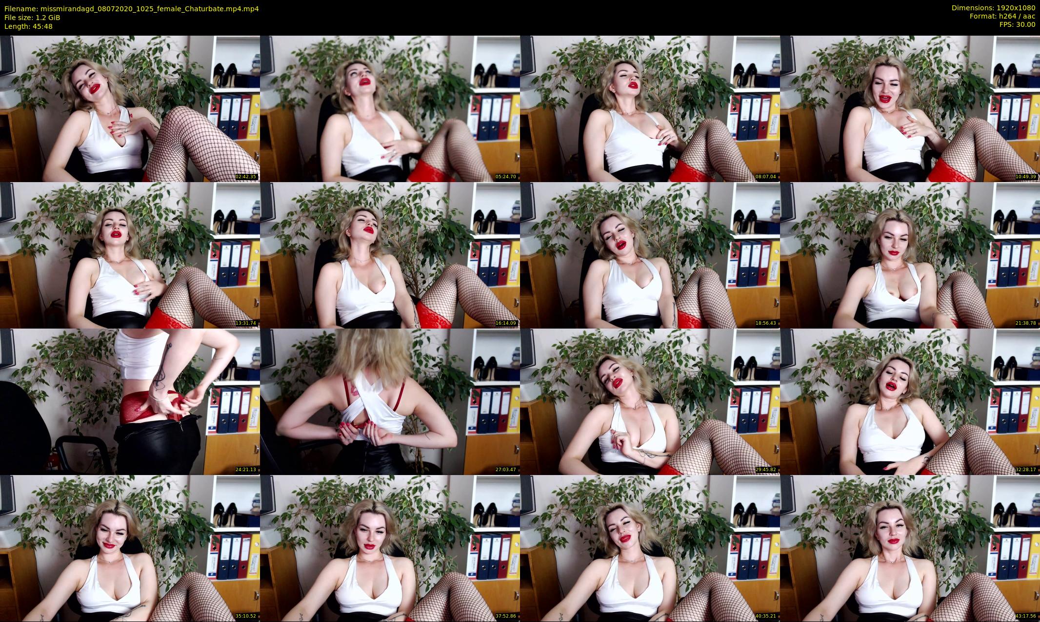 missmirandagd — 46 minute Chaturbate female cam show recording, 1080p, Jul 8, 2020