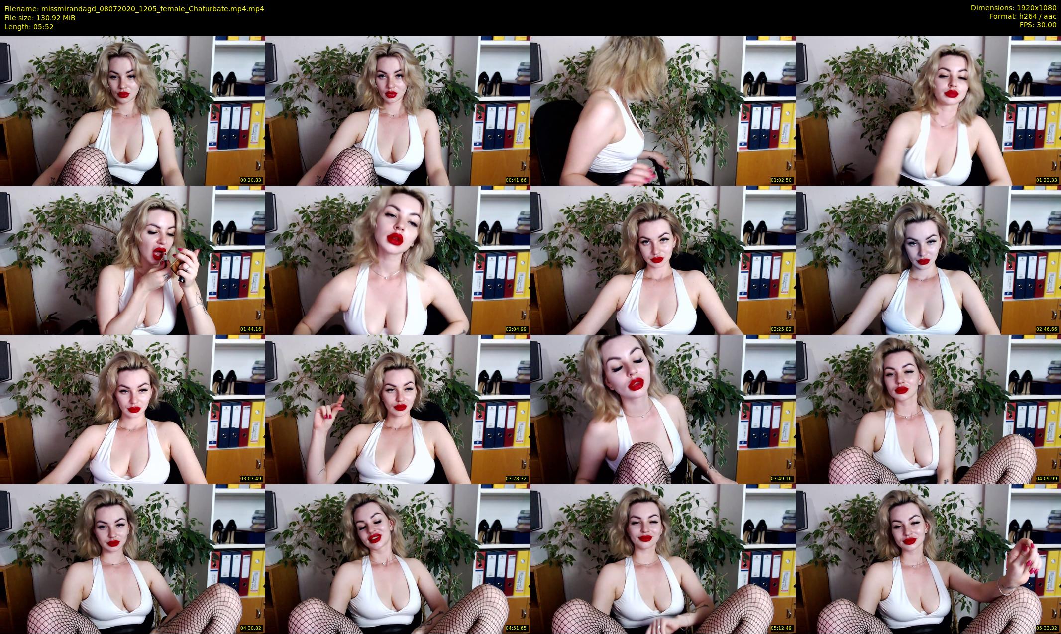 missmirandagd — 6 minute Chaturbate female cam show recording, 1080p, Jul 8, 2020