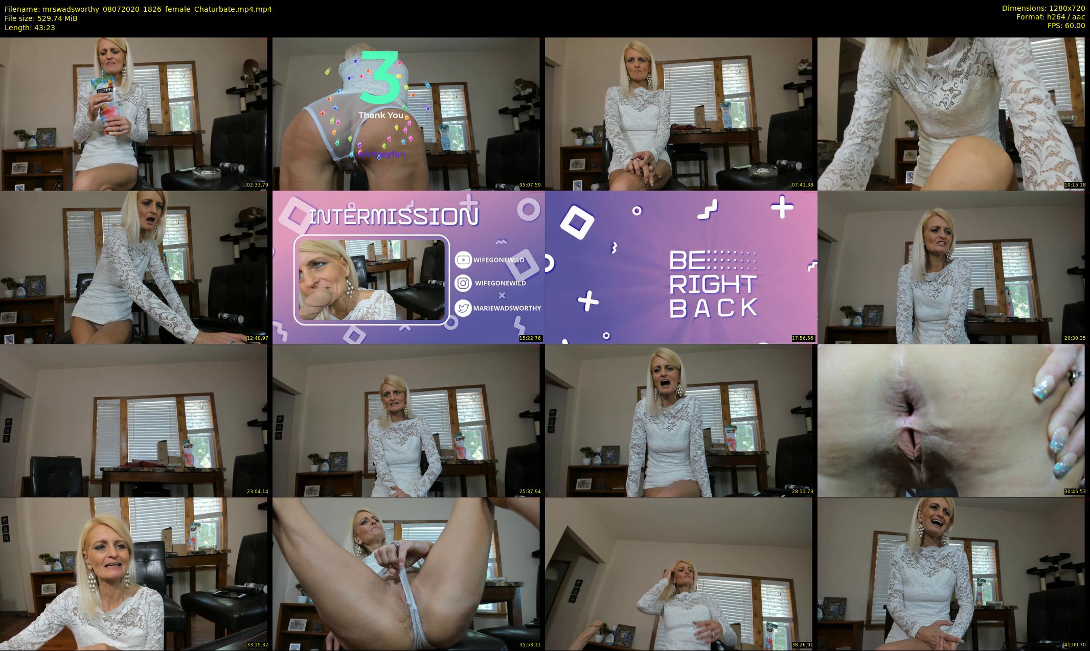 mrswadsworthy — 44 minute Chaturbate female cam show recording, 720p, Jul 8, 2020