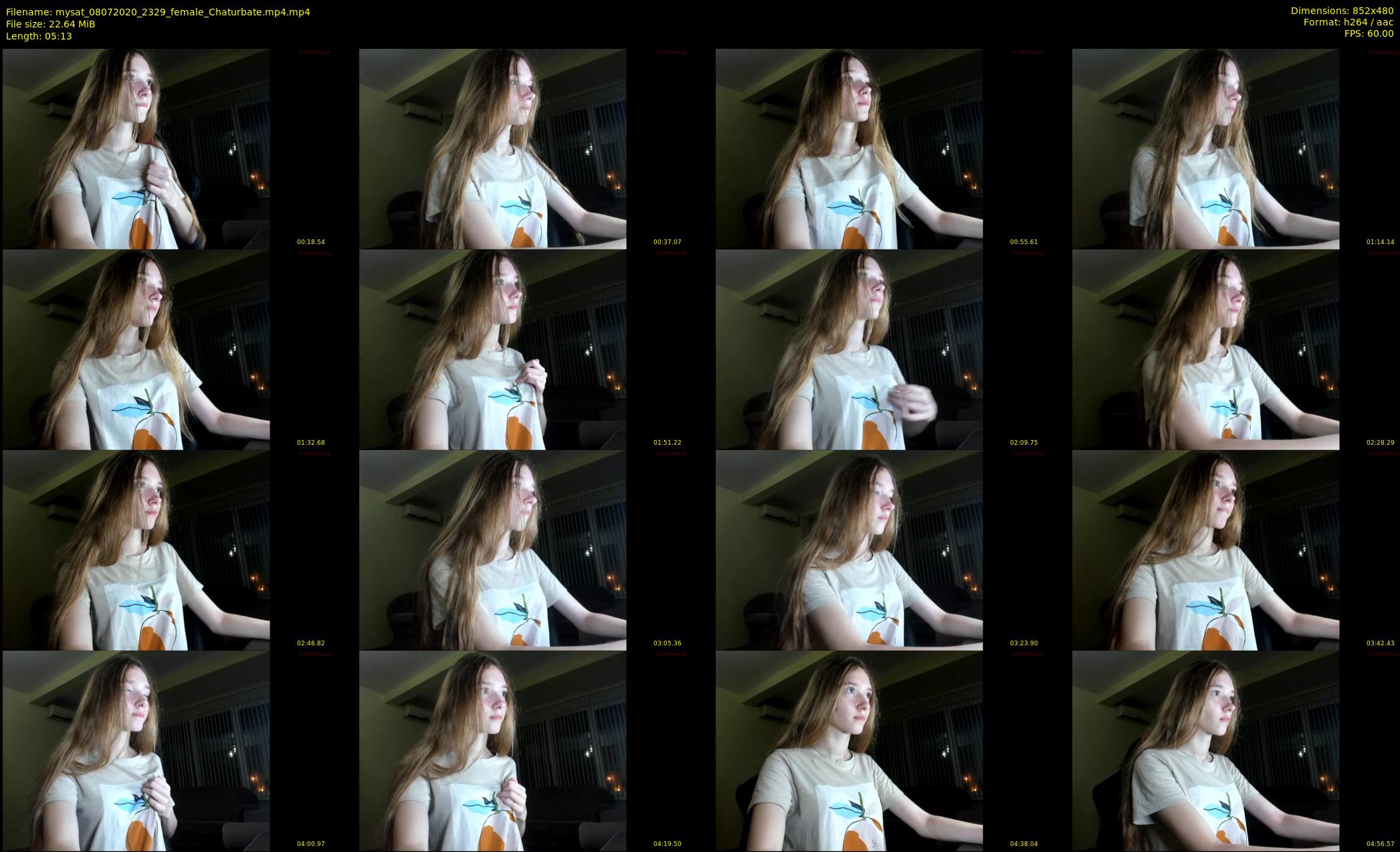 mysat — 6 minute Chaturbate female cam show recording, 480p, Jul 8, 2020