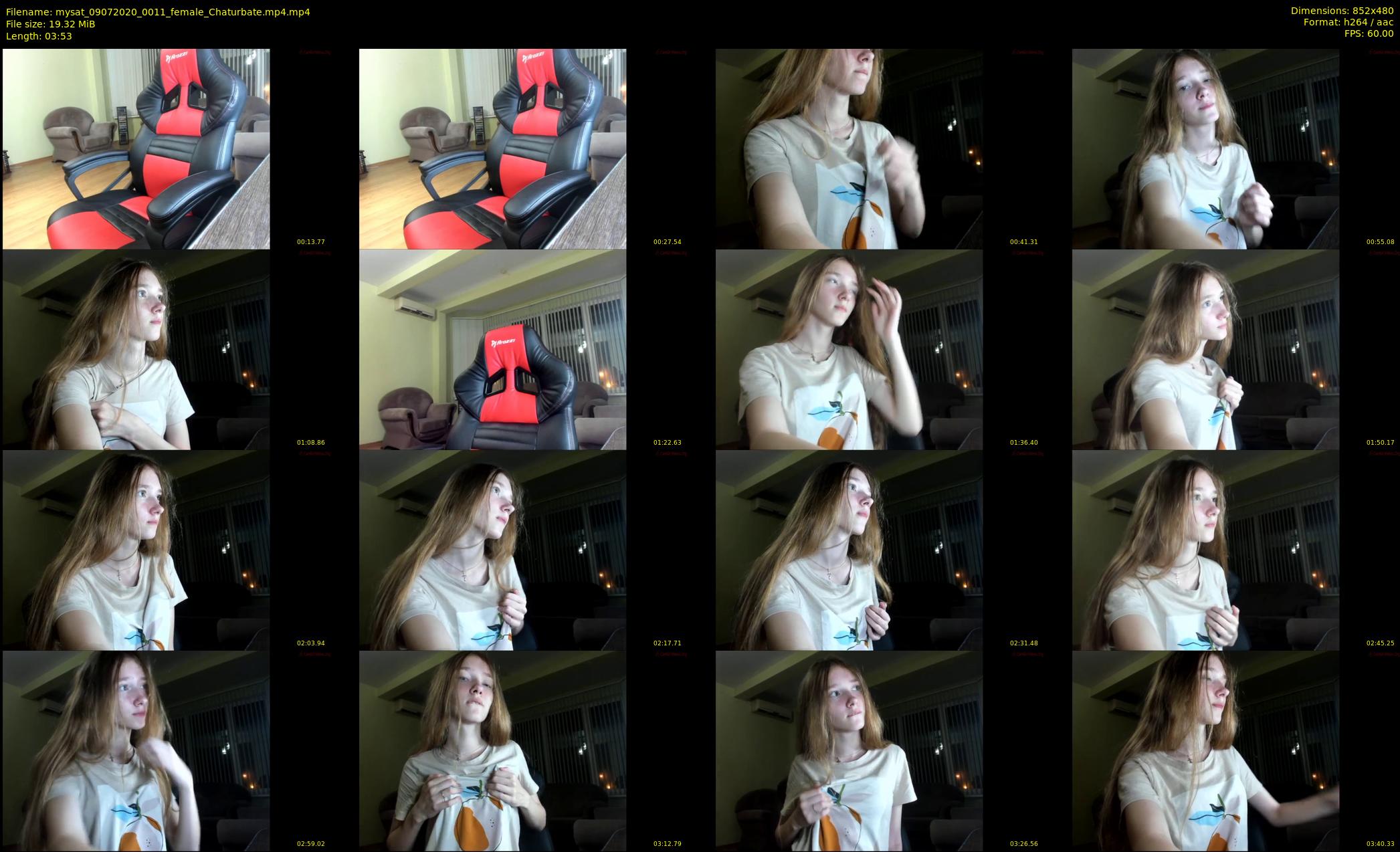 mysat — 4 minute Chaturbate female cam show recording, 480p, Jul 9, 2020