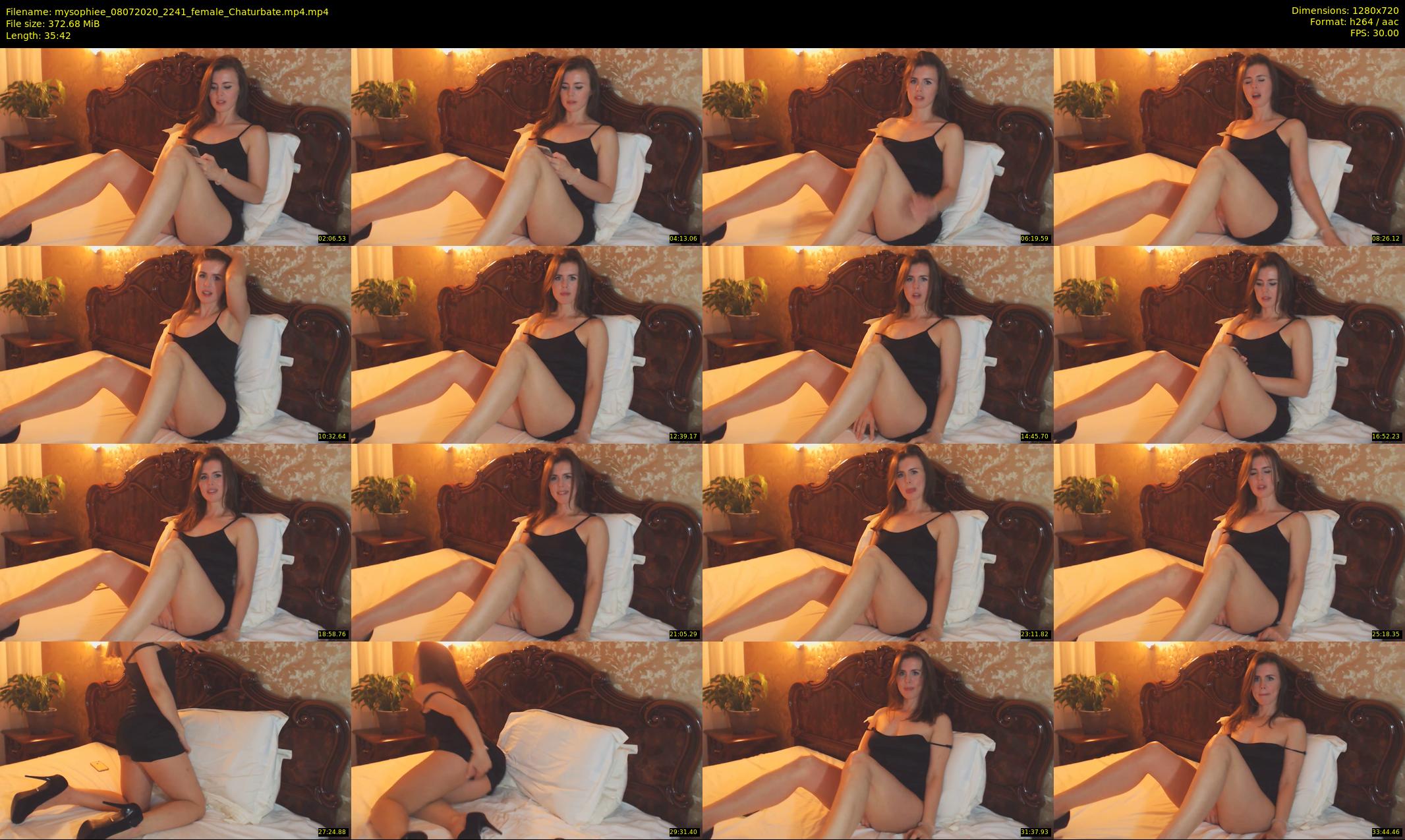 mysophiee — 36 minute Chaturbate female cam show recording, 720p, Jul 8, 2020
