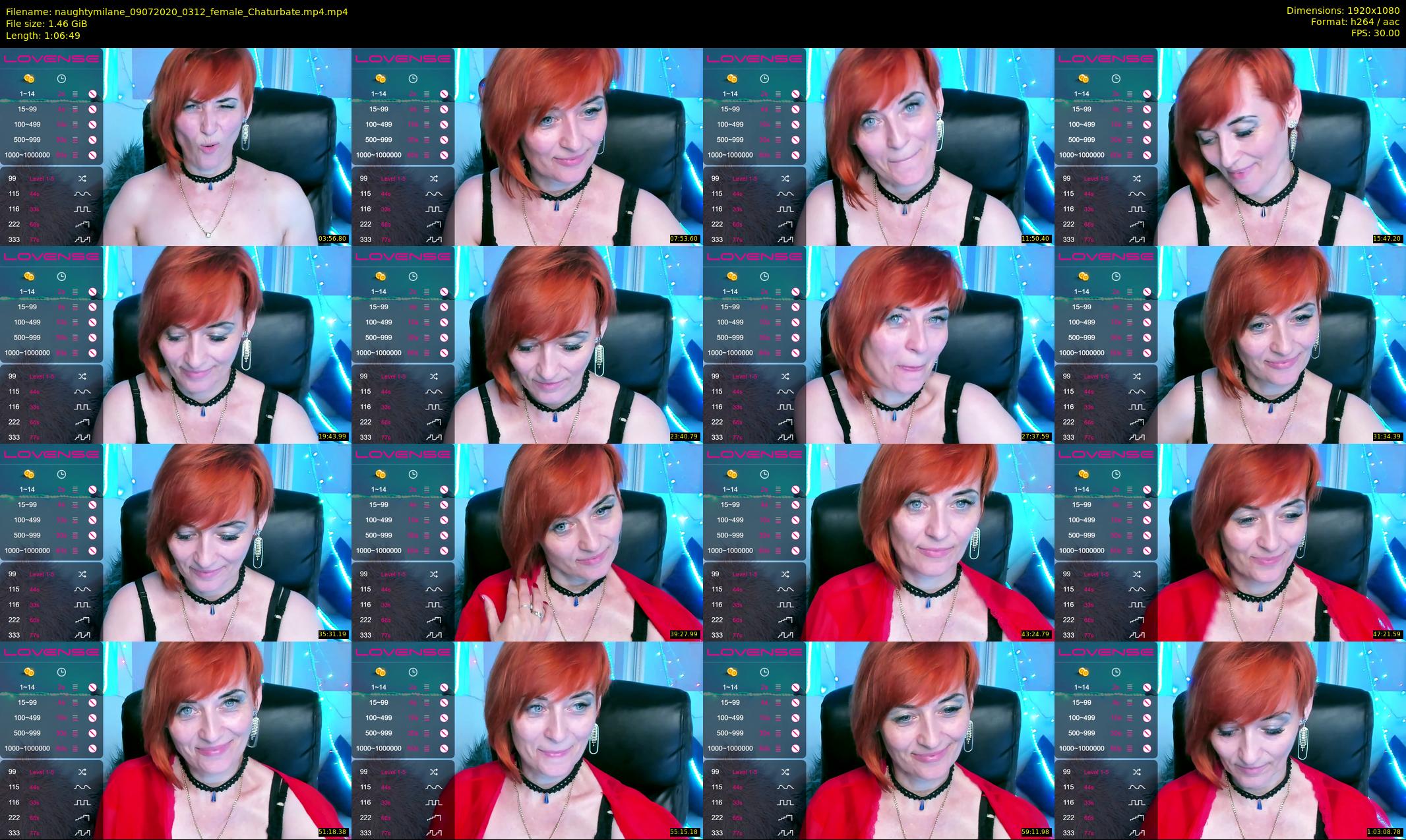 naughtymilane — 67 minute Chaturbate female cam show recording, 1080p, Jul 9, 2020