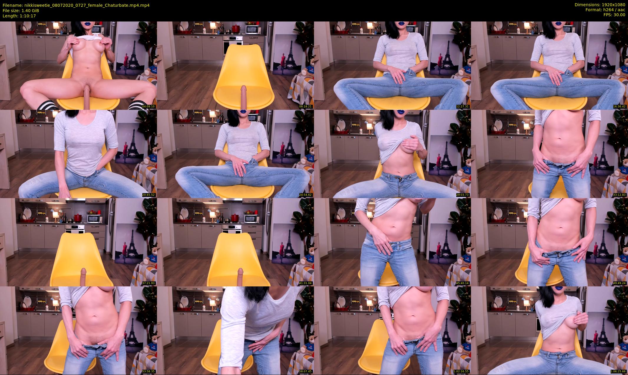 nikkisweetie — 71 minute Chaturbate female cam show recording, 1080p, Jul 8, 2020