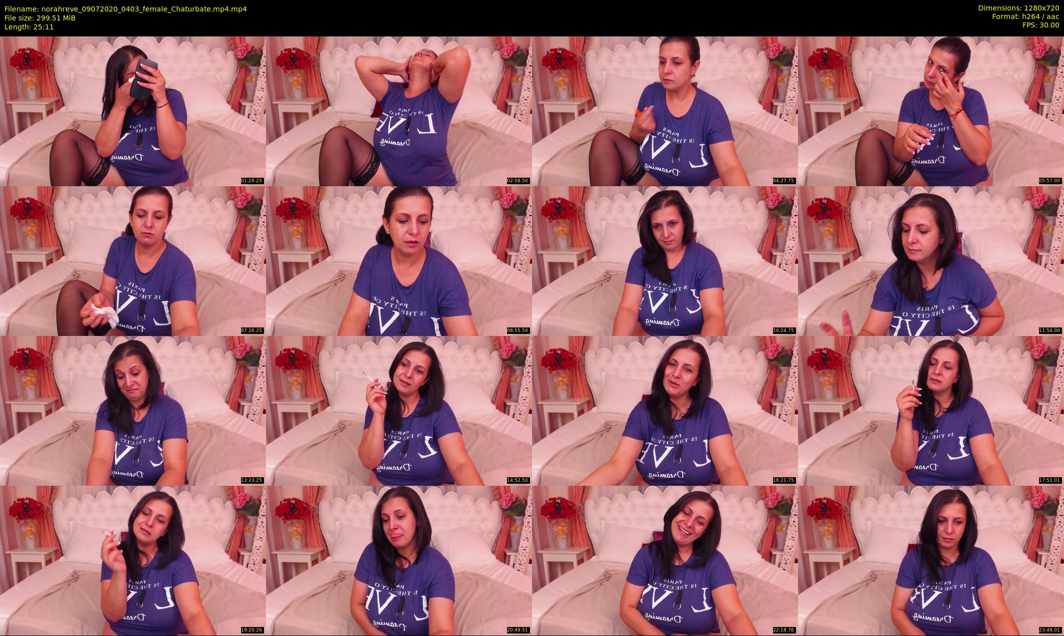 norahreve — 26 minute Chaturbate female cam show recording, 720p, Jul 9, 2020